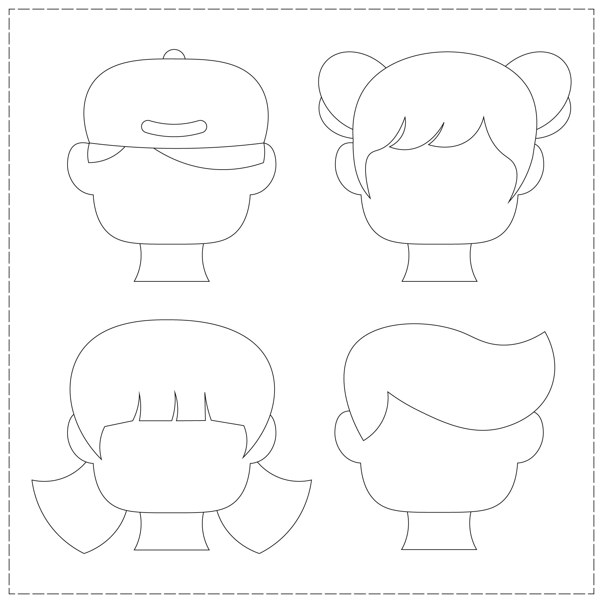 Face Template 10 Free PDF Printables Printablee