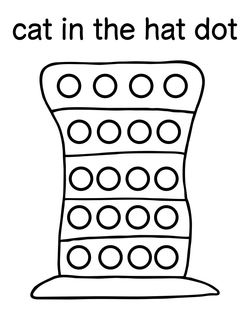 Cat in the Hat Dot Markers