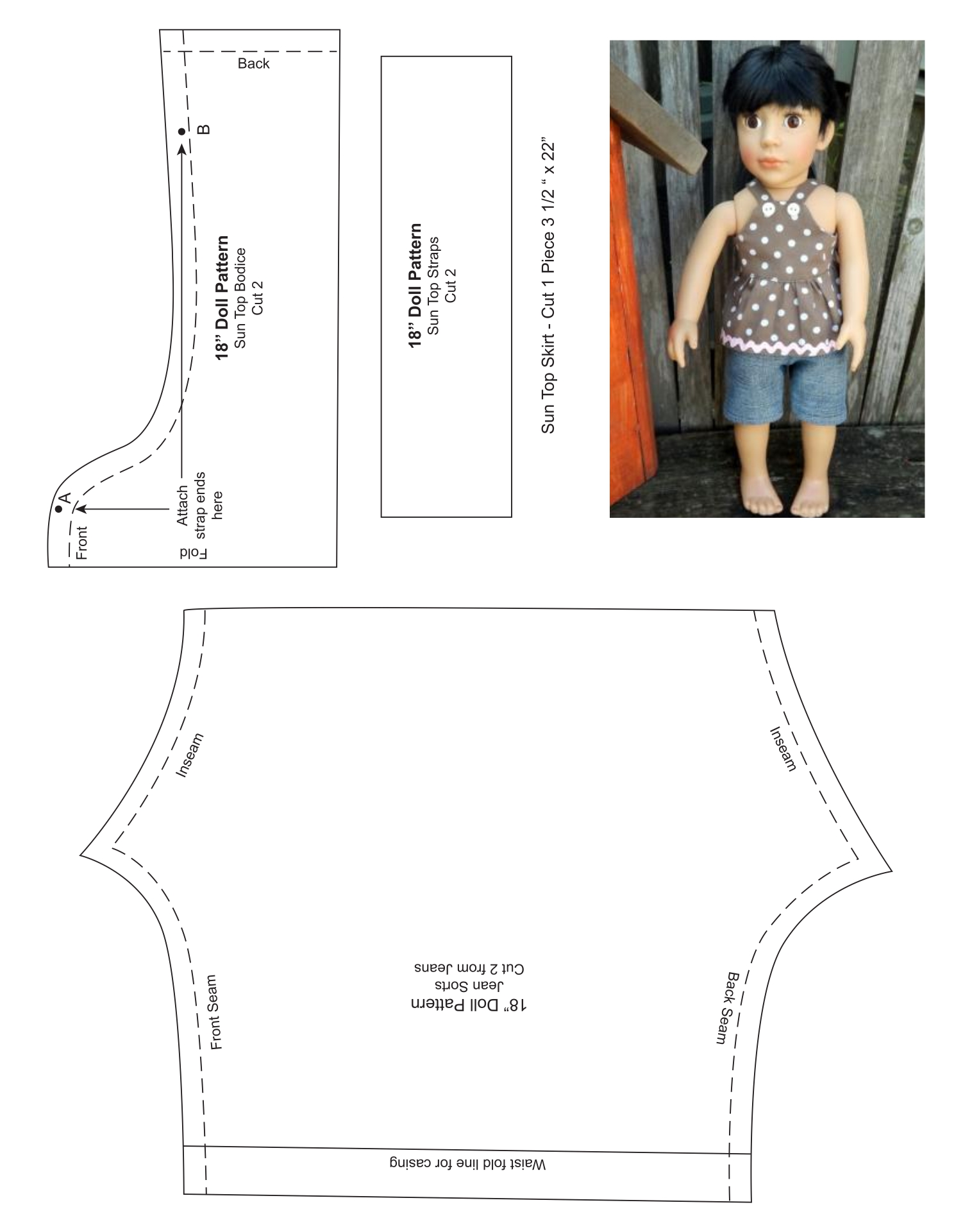 Doll Clothes Templates