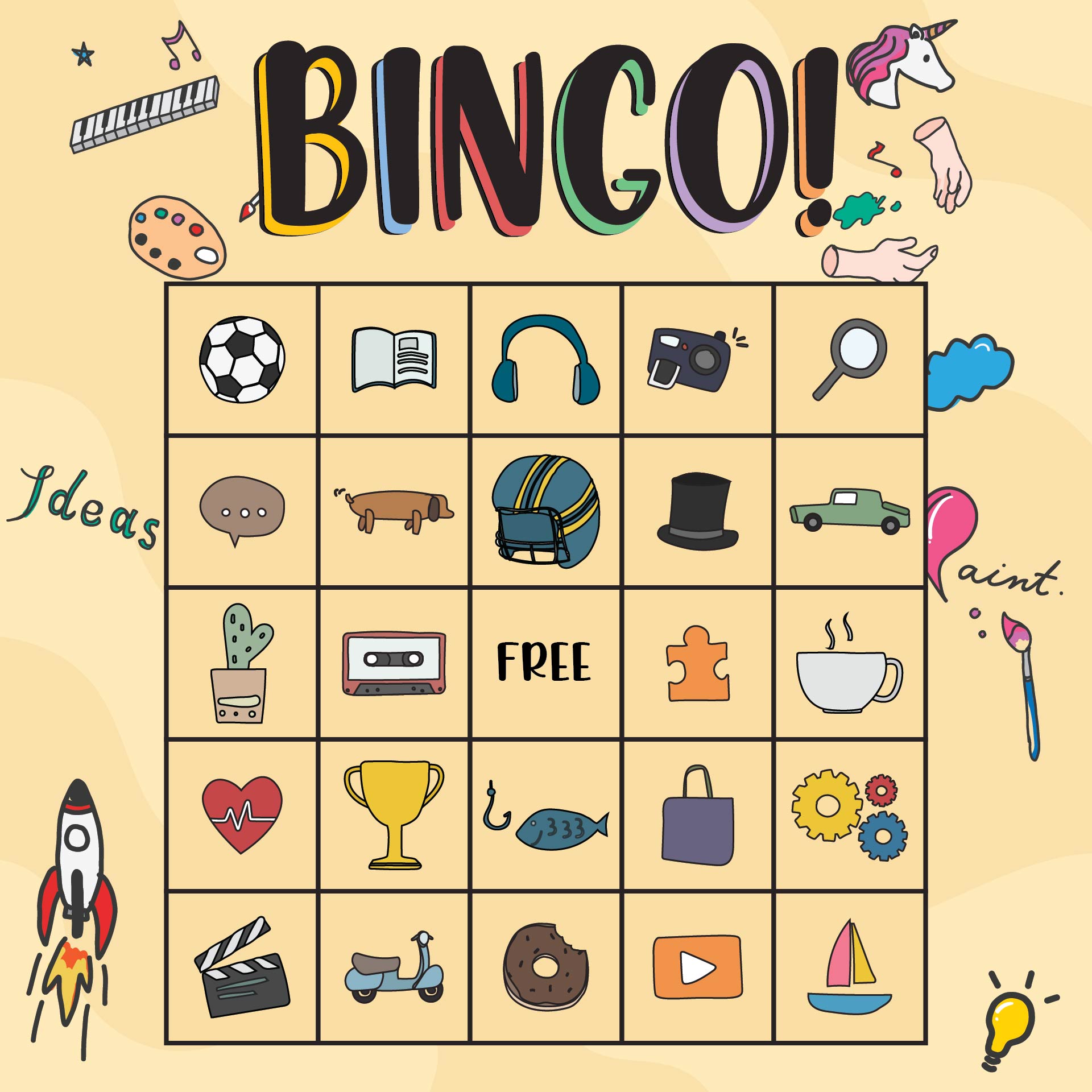 Free Bingo Game Cards