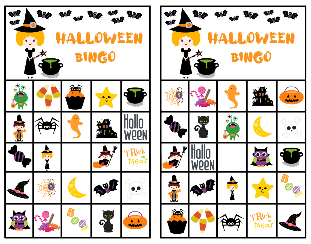 Printable Halloween Bingo Cards