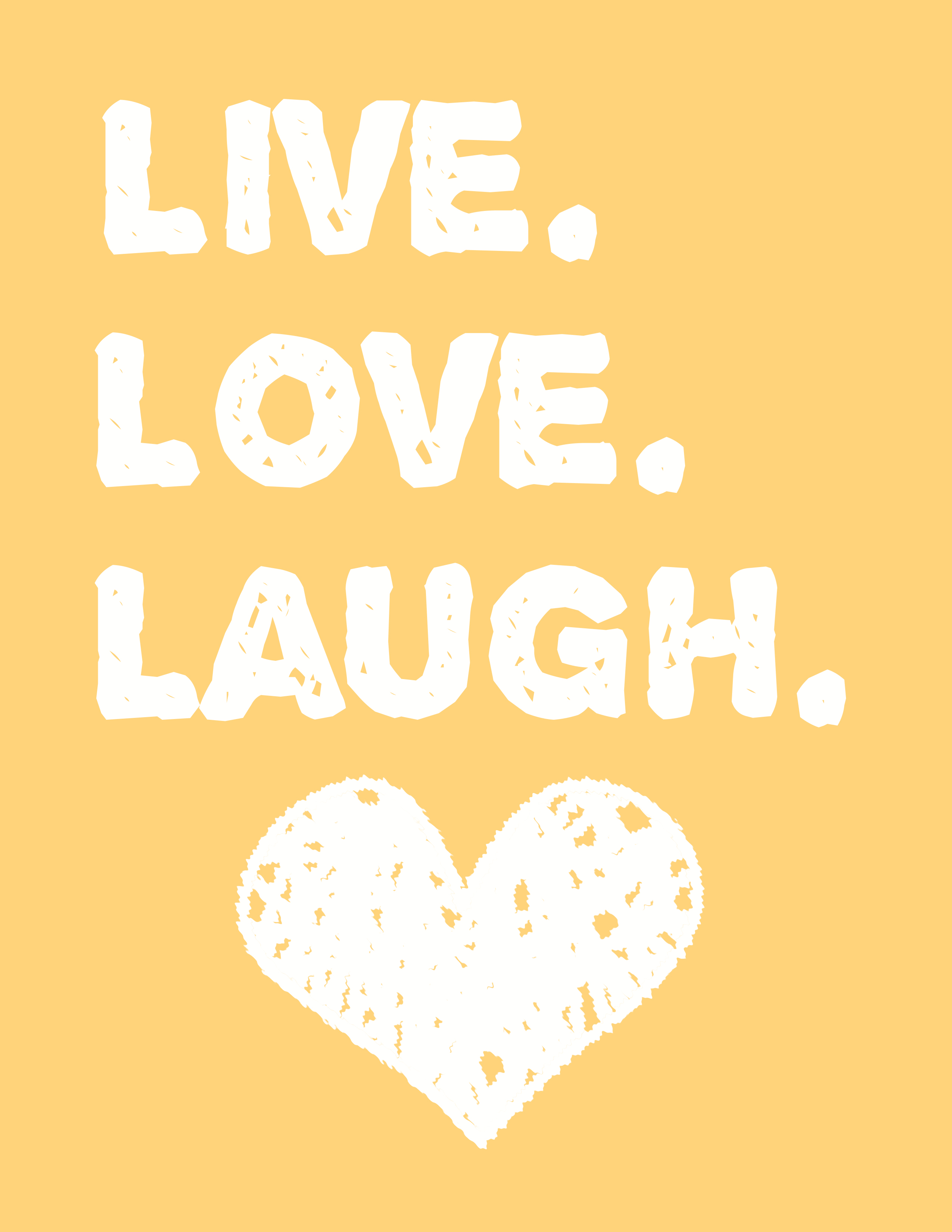 Printable Live Laugh Love Wall Art