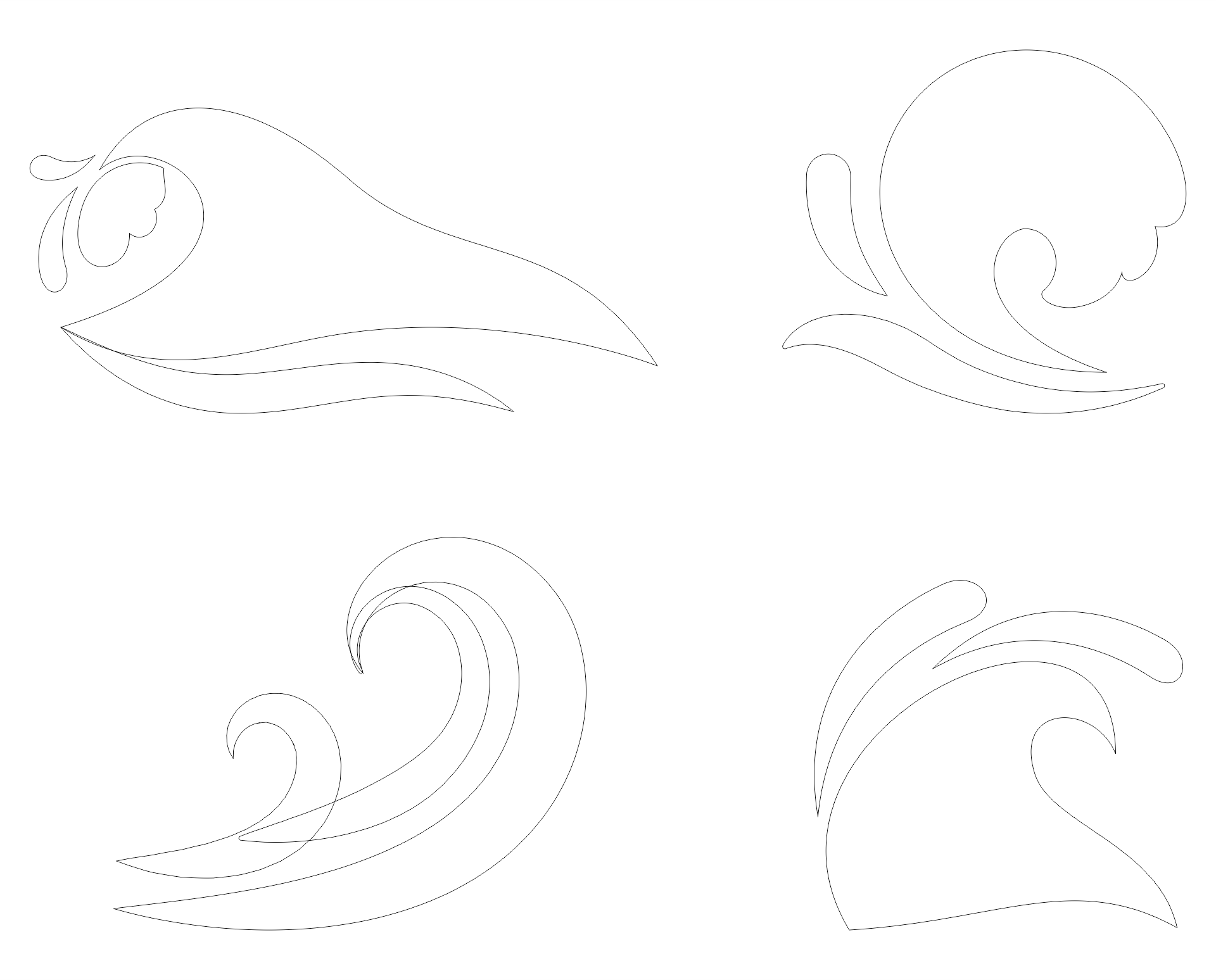 Wave Stencil 10 Free PDF Printables Printablee wave-stencil-10-free-pdf-printables-printablee