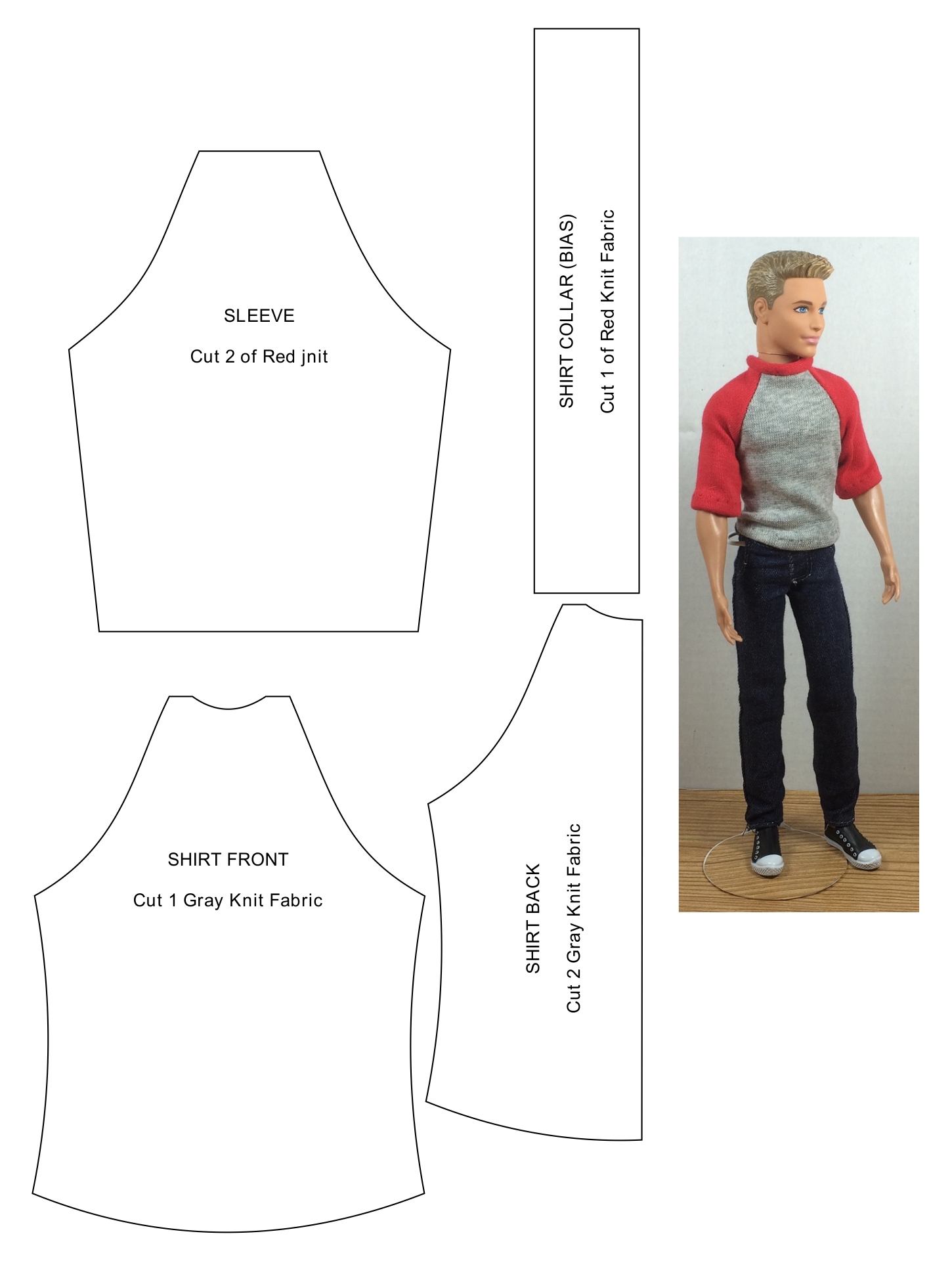 Ken Doll Clothes Patterns Free
