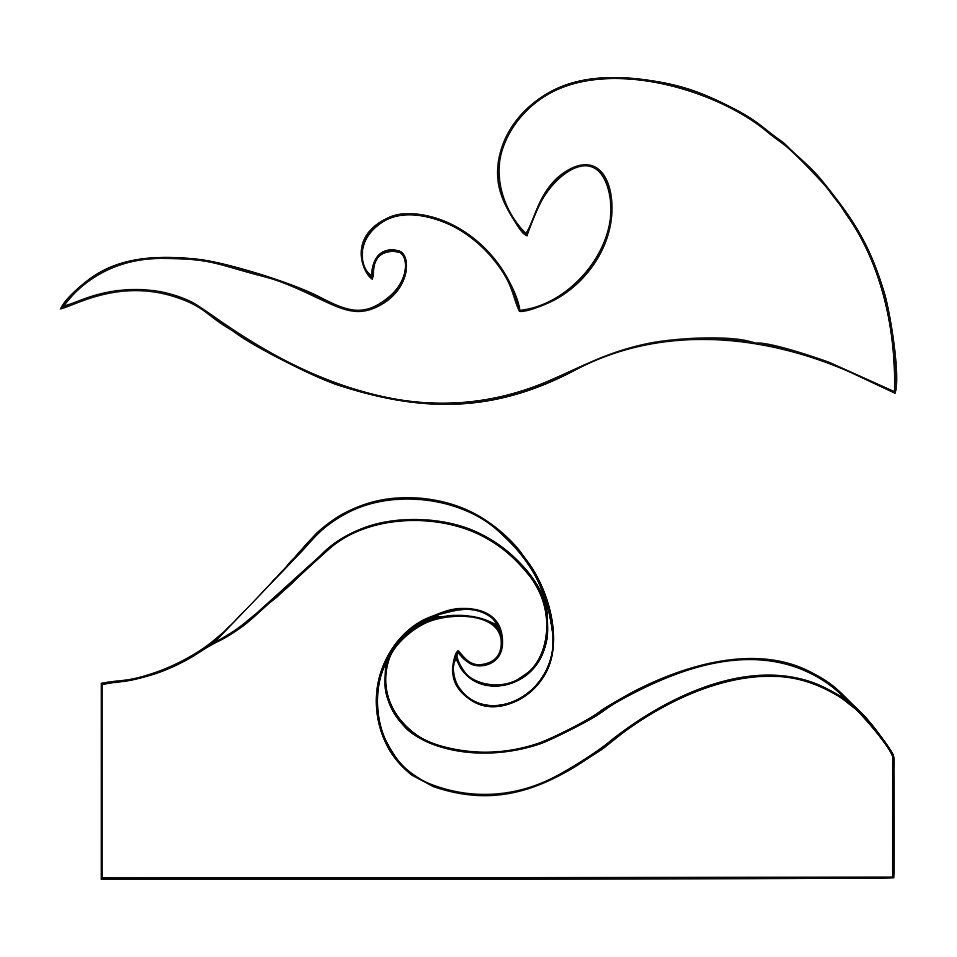 10 Best Free Printable Wave Stencil