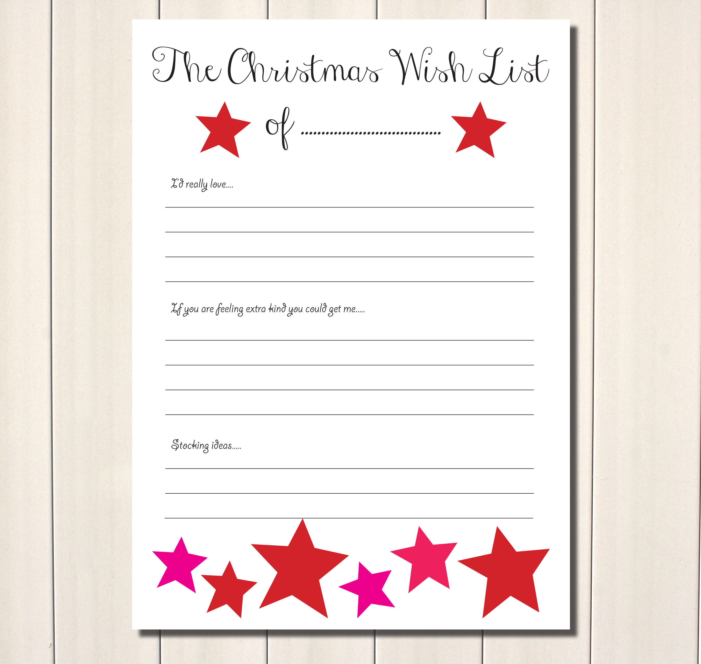 Cute Wish List Printable Printable Word Searches