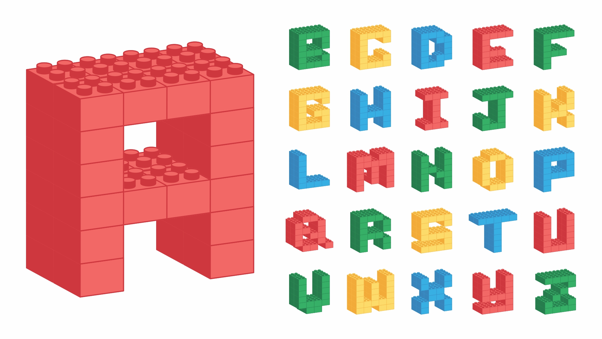 Best Printable LEGO Letters printablee.com