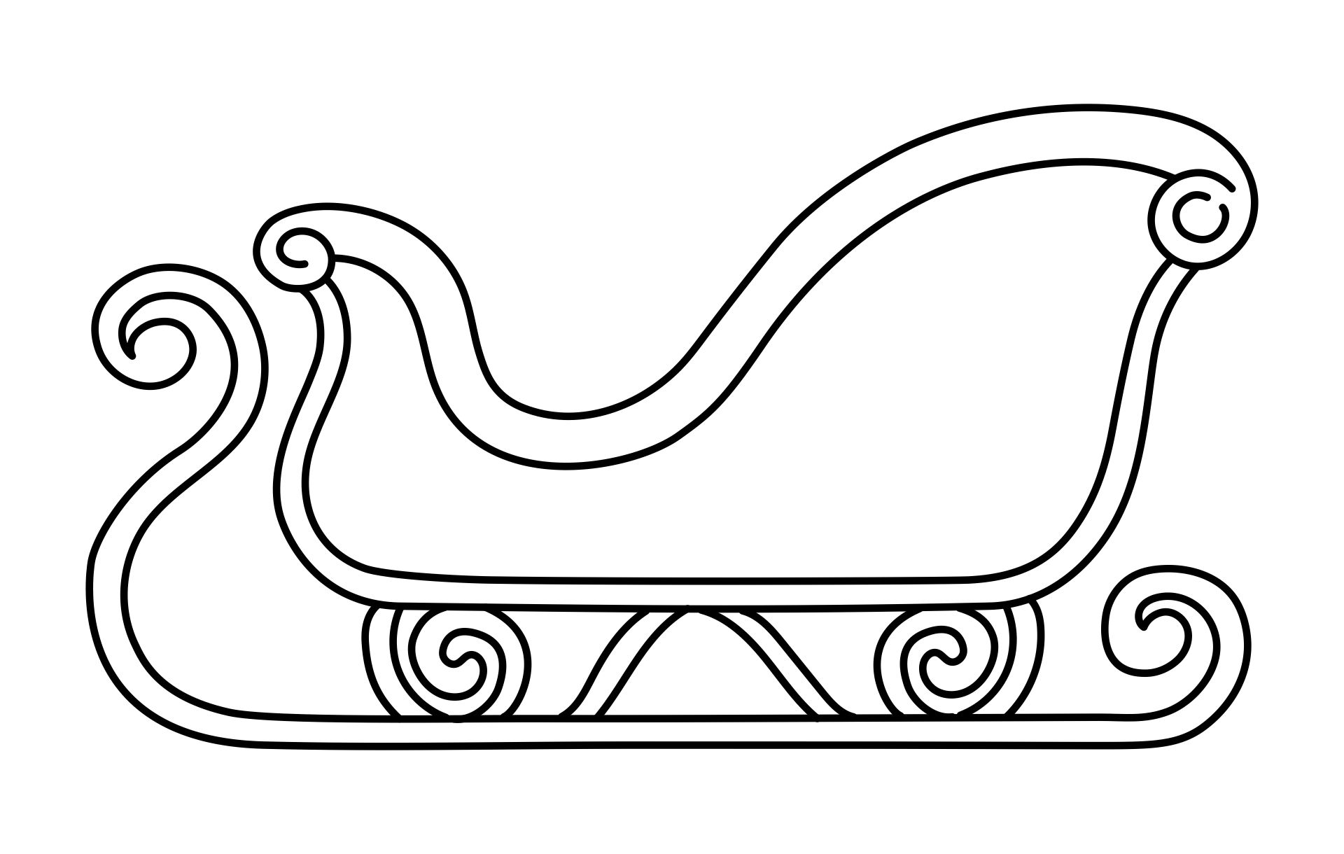 15 Best Printable Templates Christmas Sleigh PDF For Free At Printablee