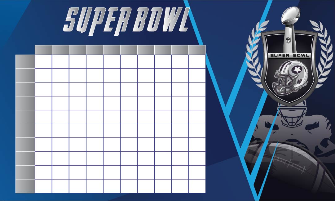 Super Bowl Football Squares Printable