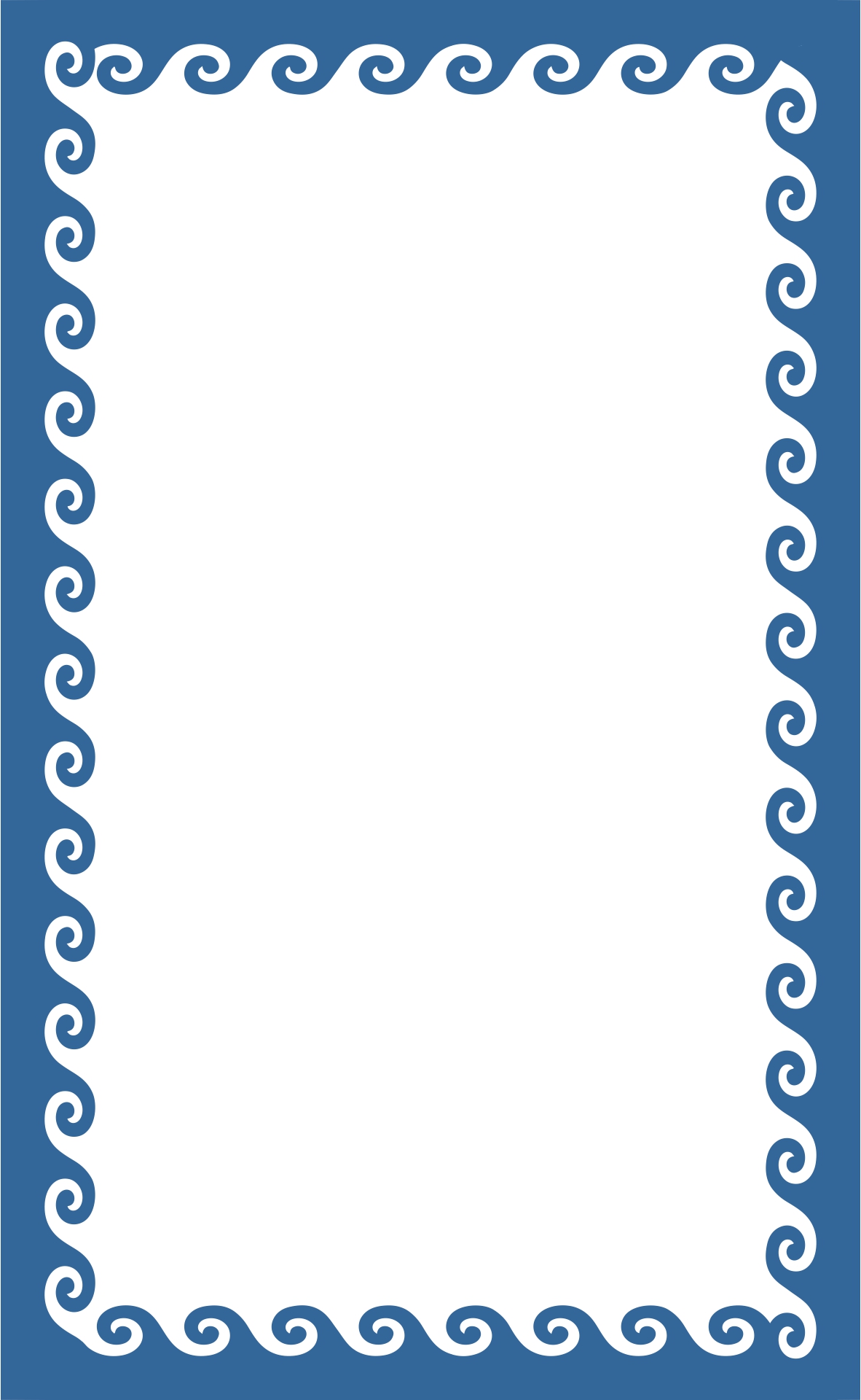 Wave Border Template