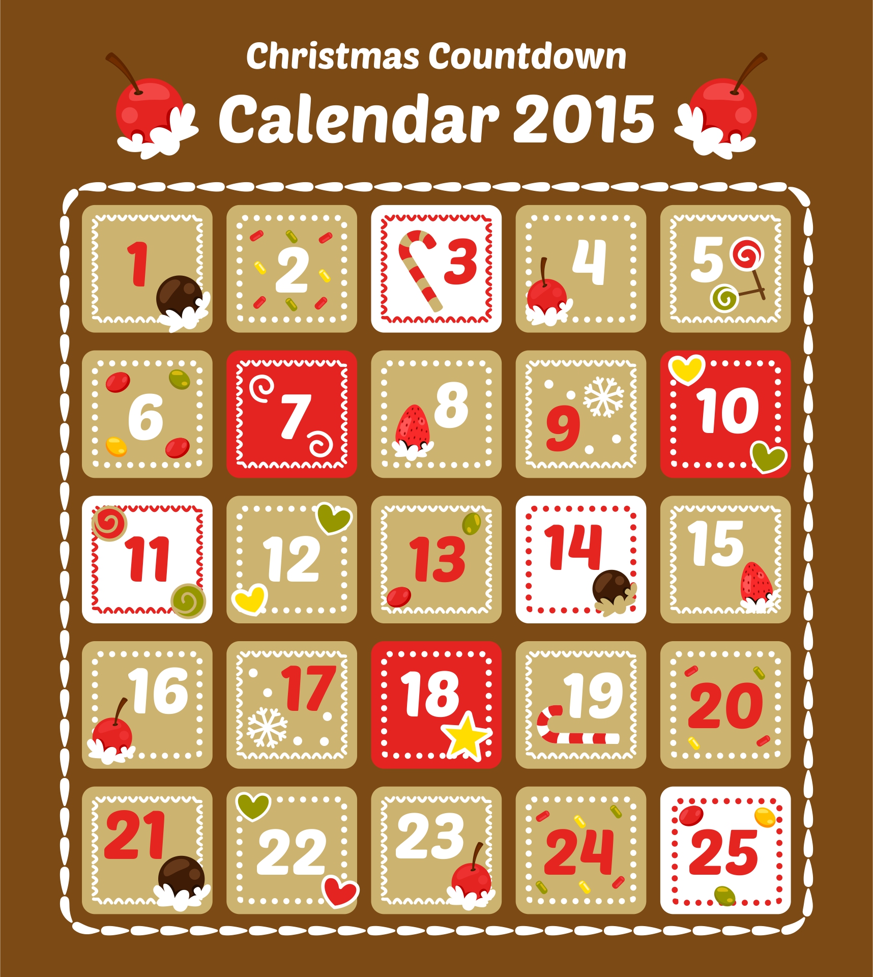Christmas Countdown Calendar 2015