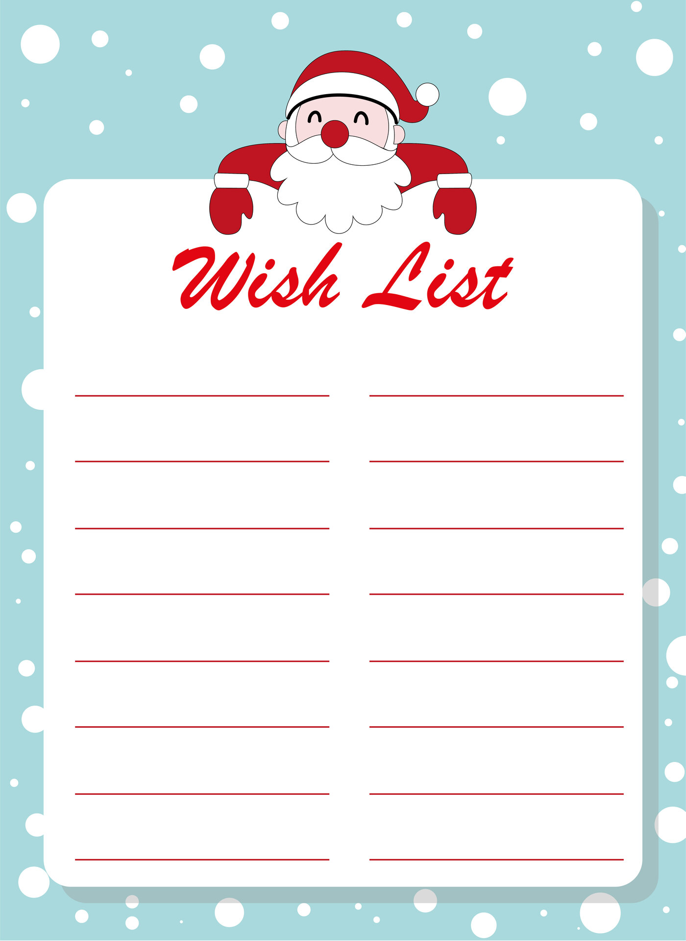 Christmas Wish List