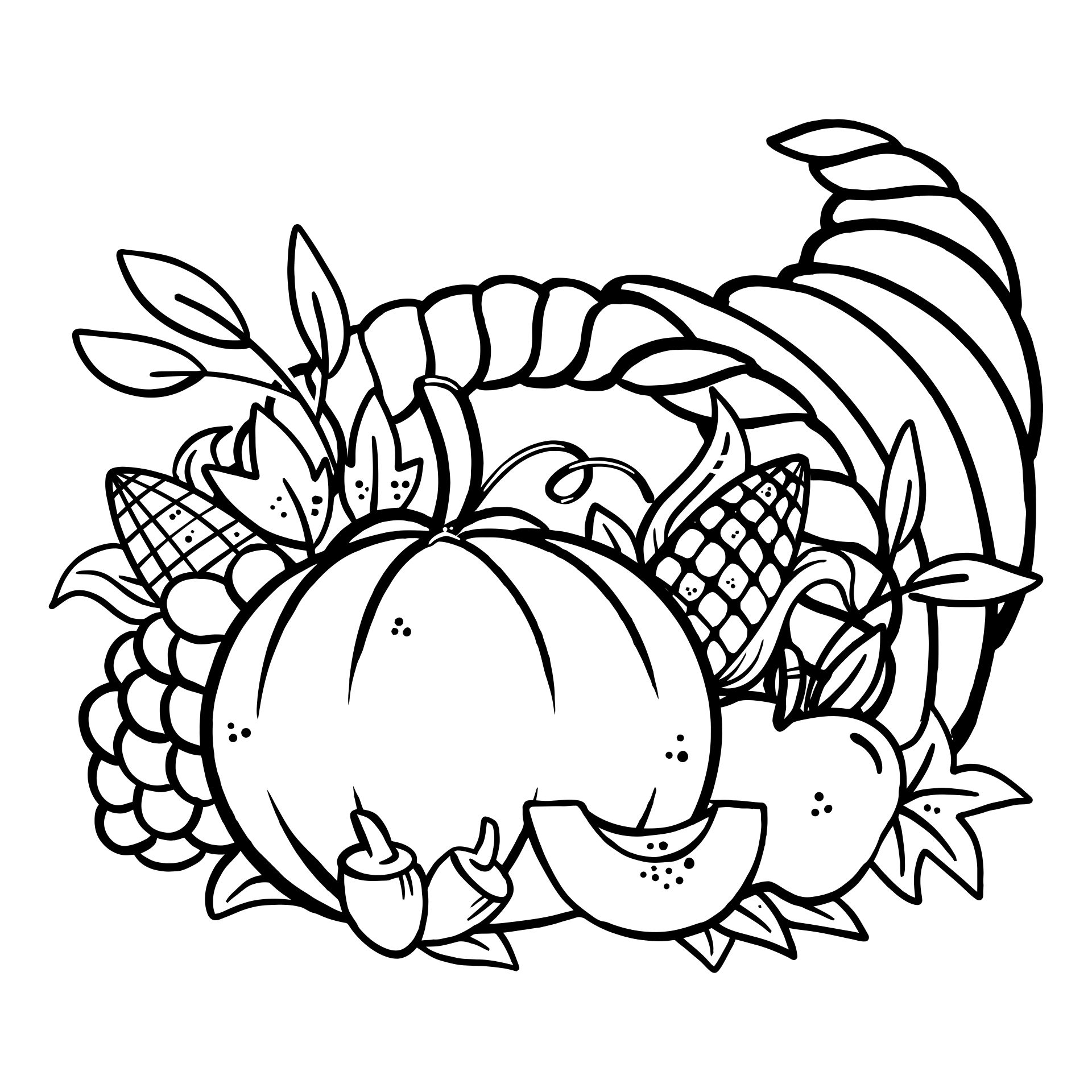 10 Best Printable Cornucopia Craft