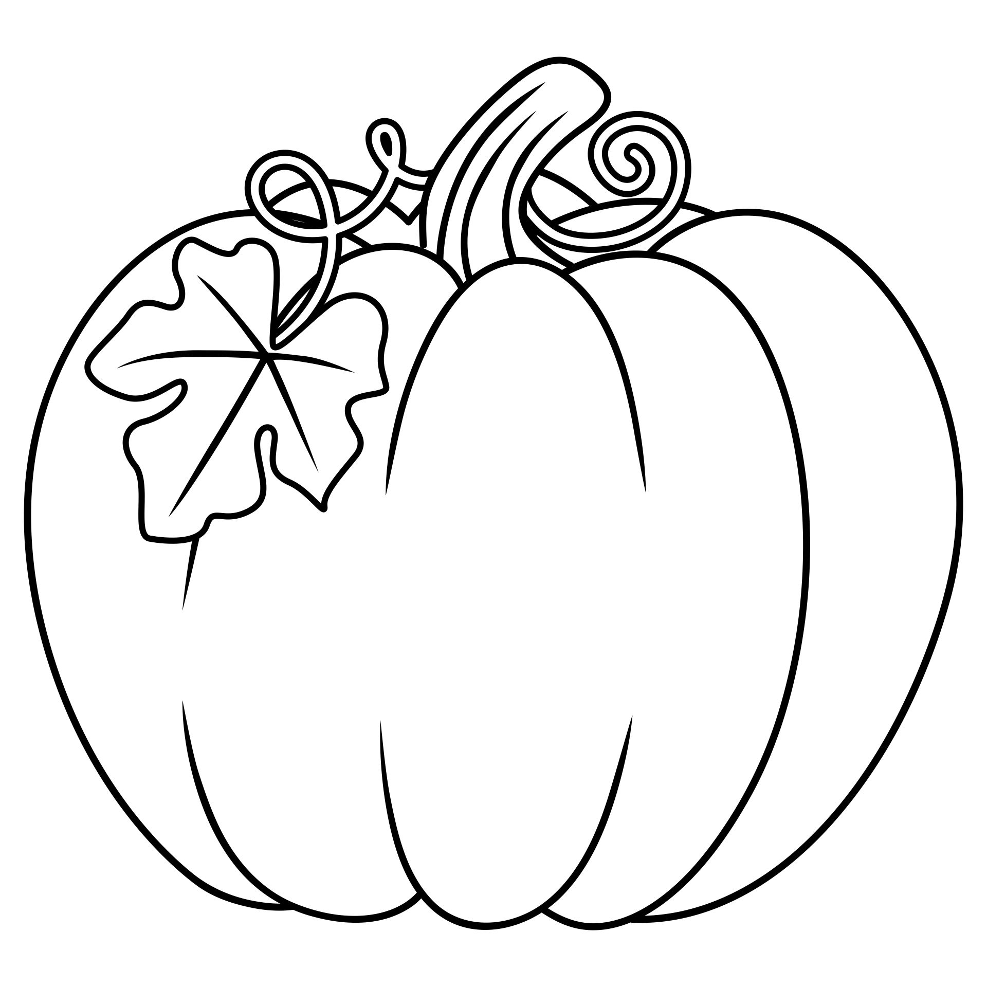 Fall Pumpkin Coloring Pages Printable