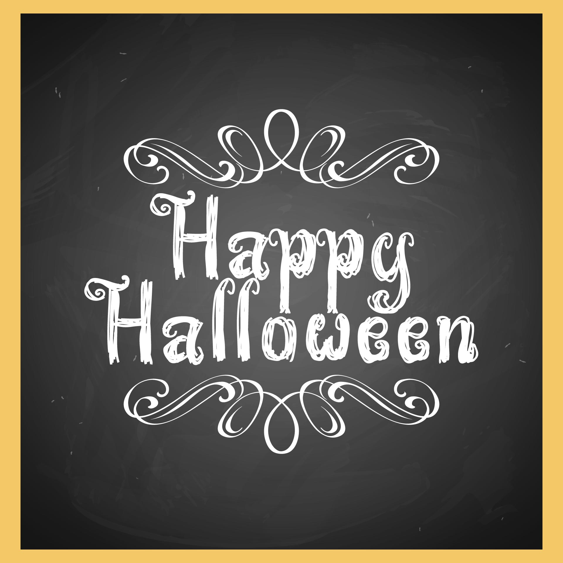  Halloween Chalkboard Printables