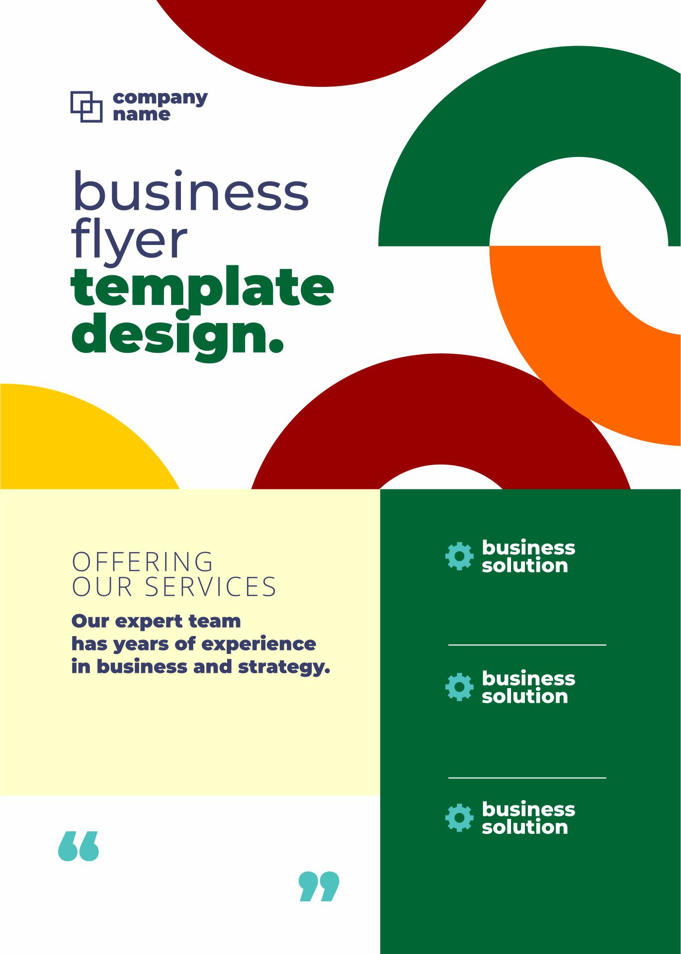 Free Business Flyer Template Printable Printable Templates