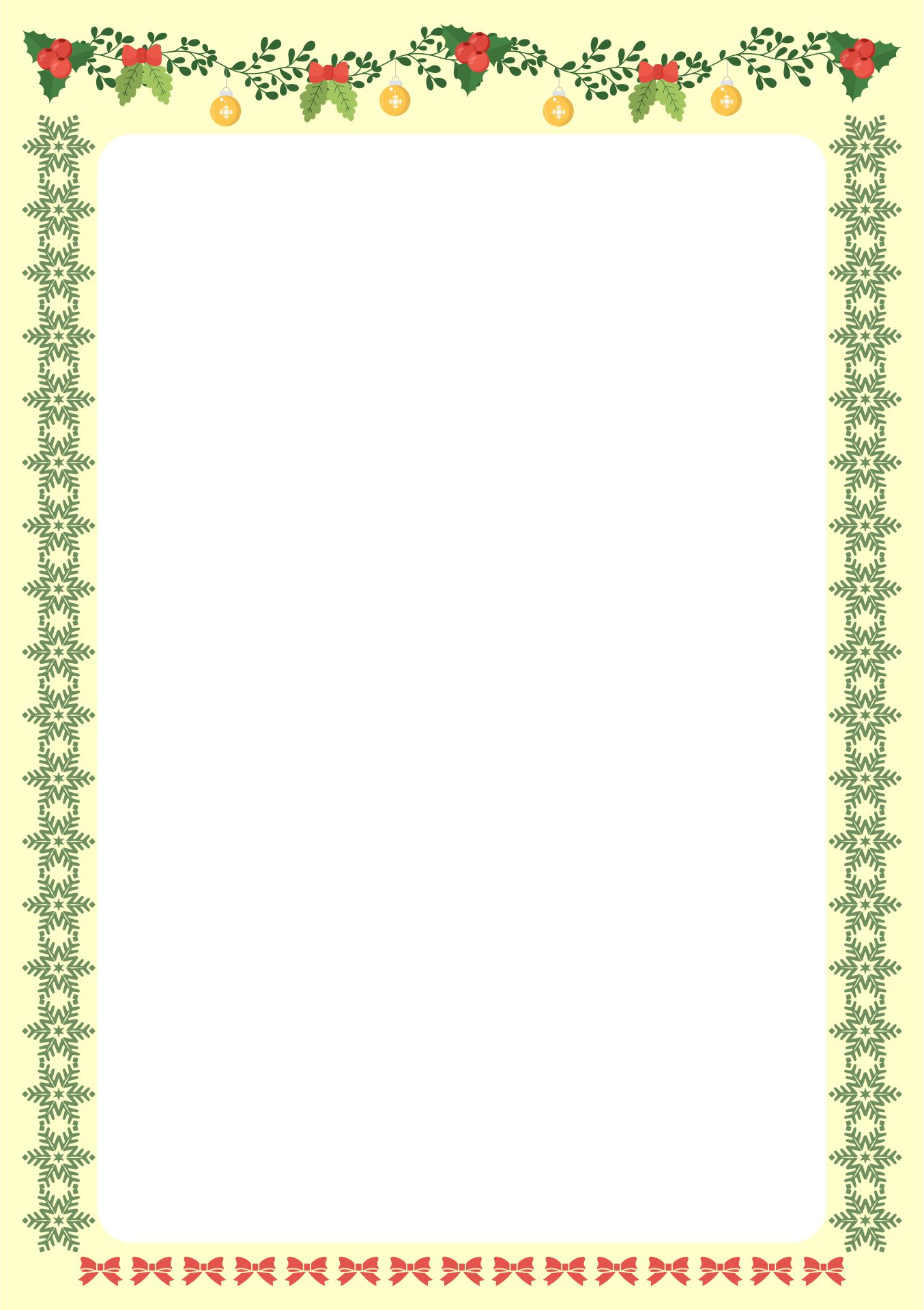 Printable Paper With Christmas Border printable-paper-with-christmas-border