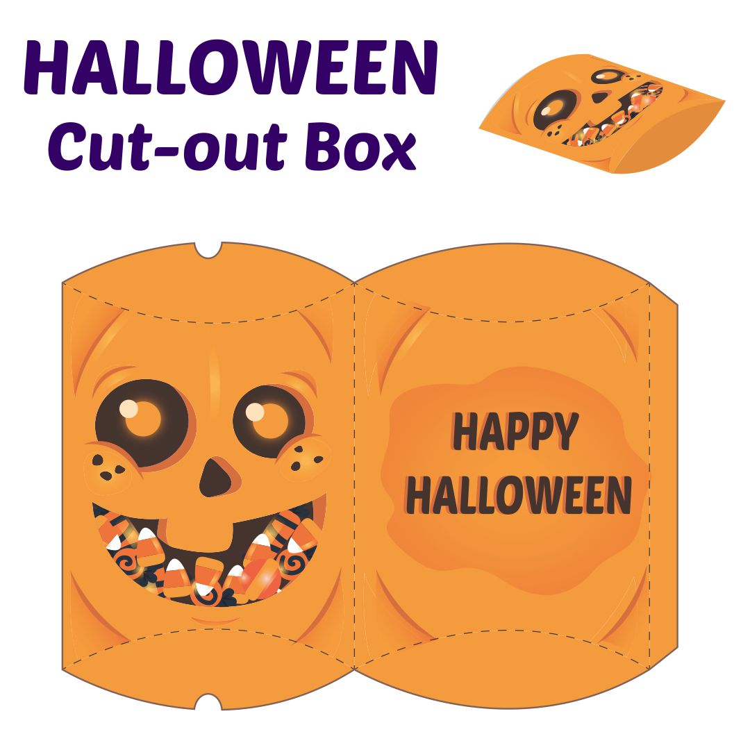 Halloween Printable Cupcake Boxes