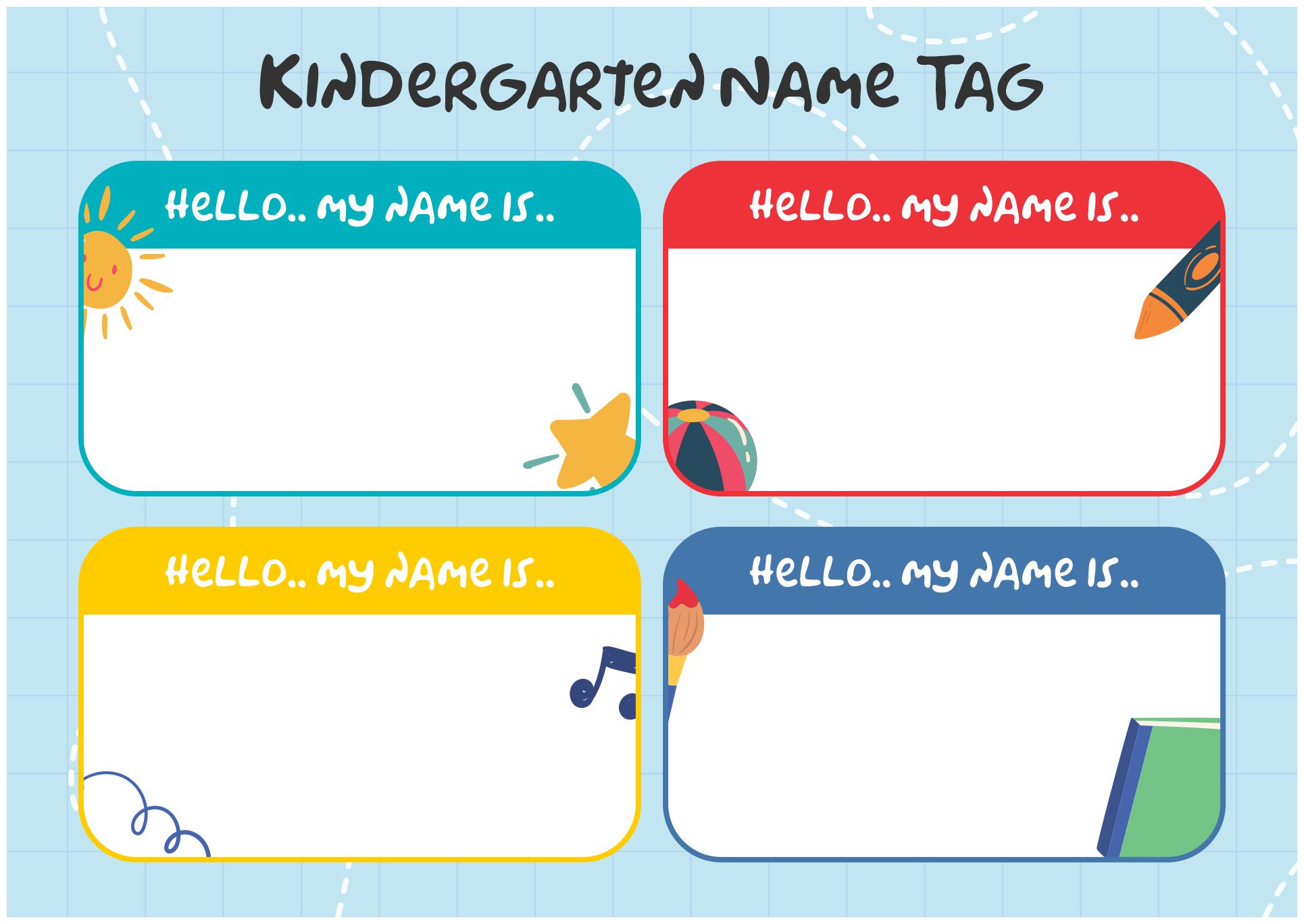 Printable Name Cards