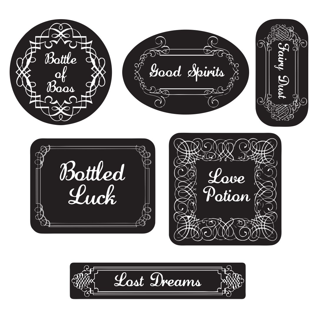 Halloween Witch Potion Labels Printable