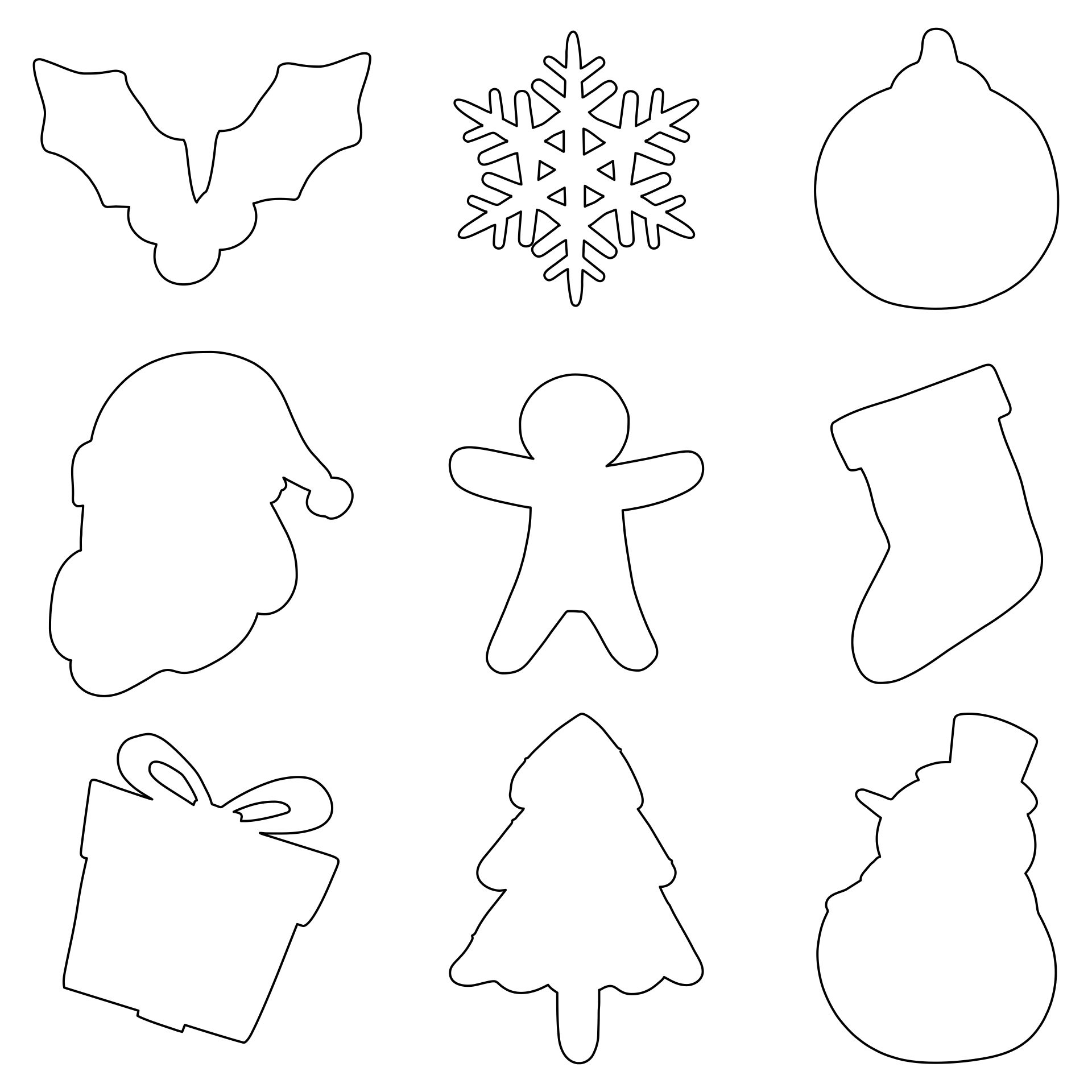 10 Best Large Printable Christmas Tree Patterns PDF for Free at Printablee