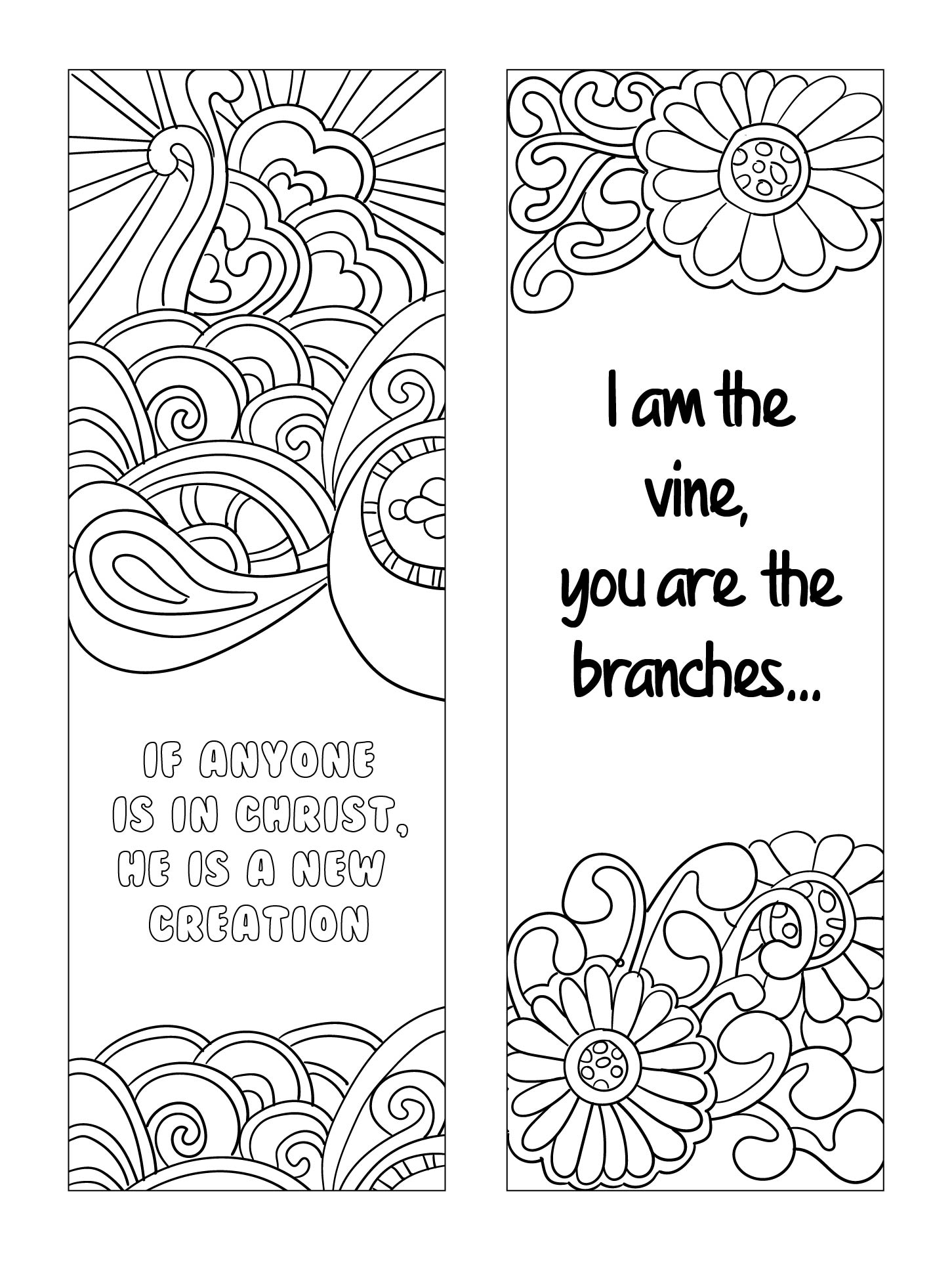 Printable Zentangle Bookmarks Patterns