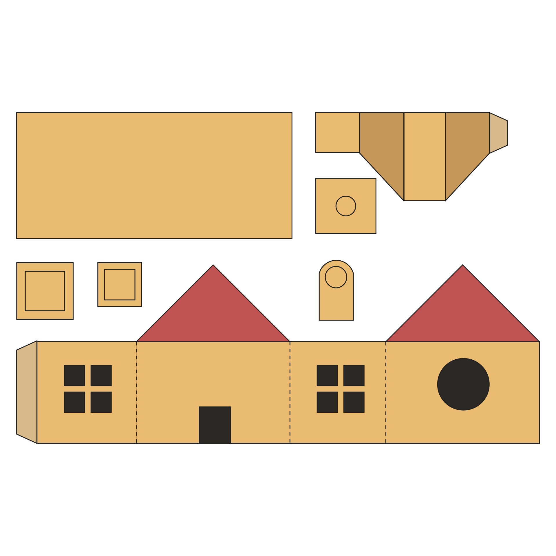 Putz House Template Free