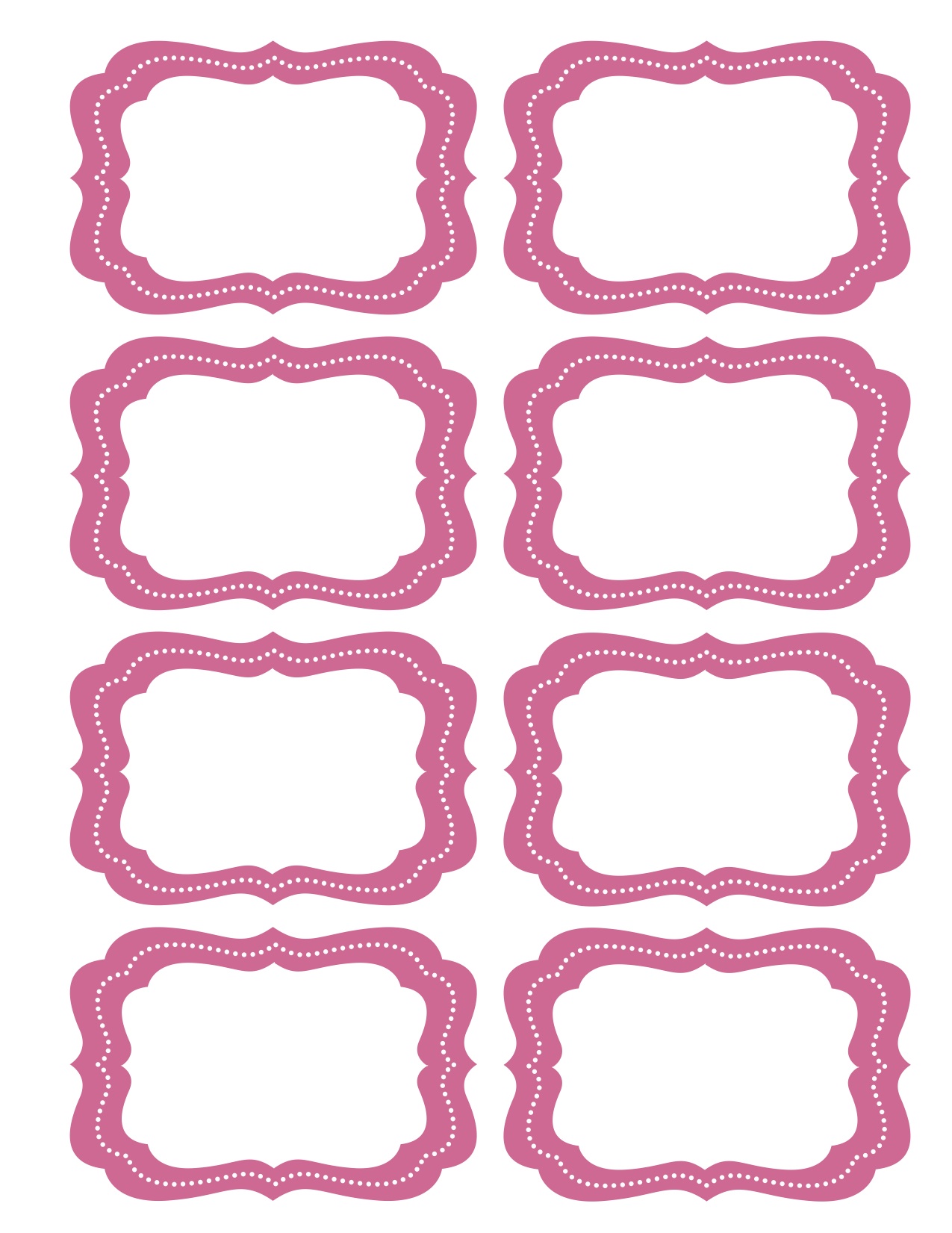 Printable Candy Label Templates