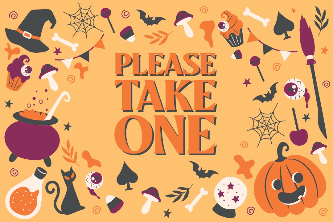 7 Best Take One Printable Halloween Signs