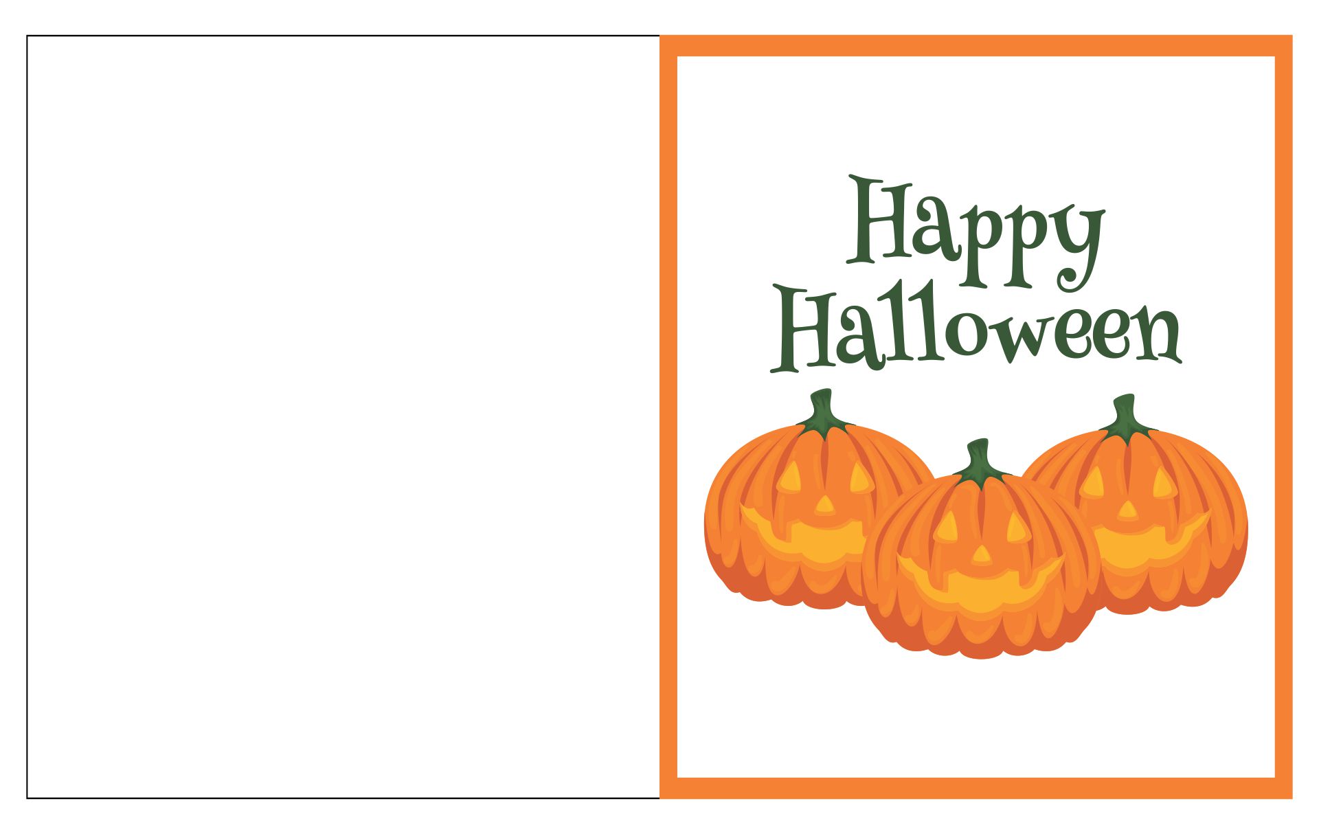 15 Best Happy Halloween Printable Cards Printablee