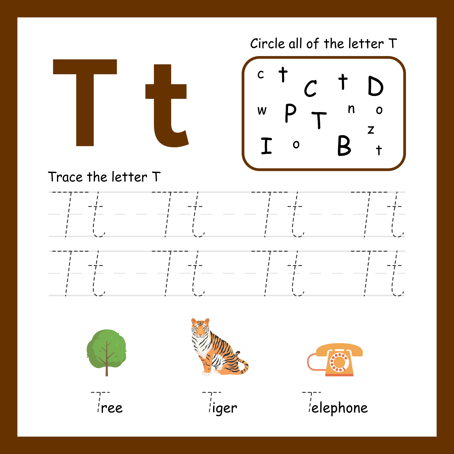 10 Best Letter T Printables