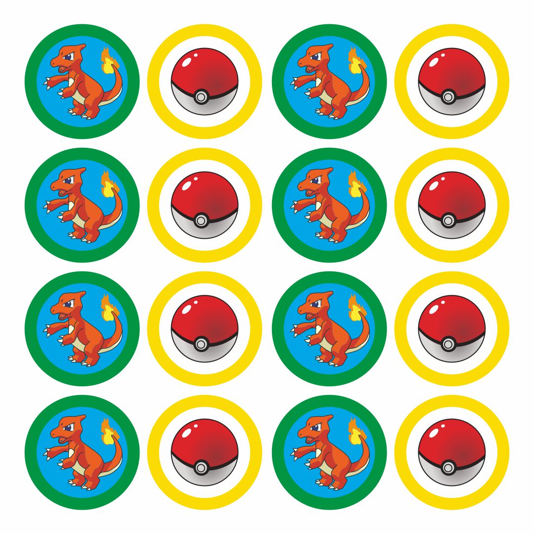 5 Best Printable Pokemon Cupcake Toppers