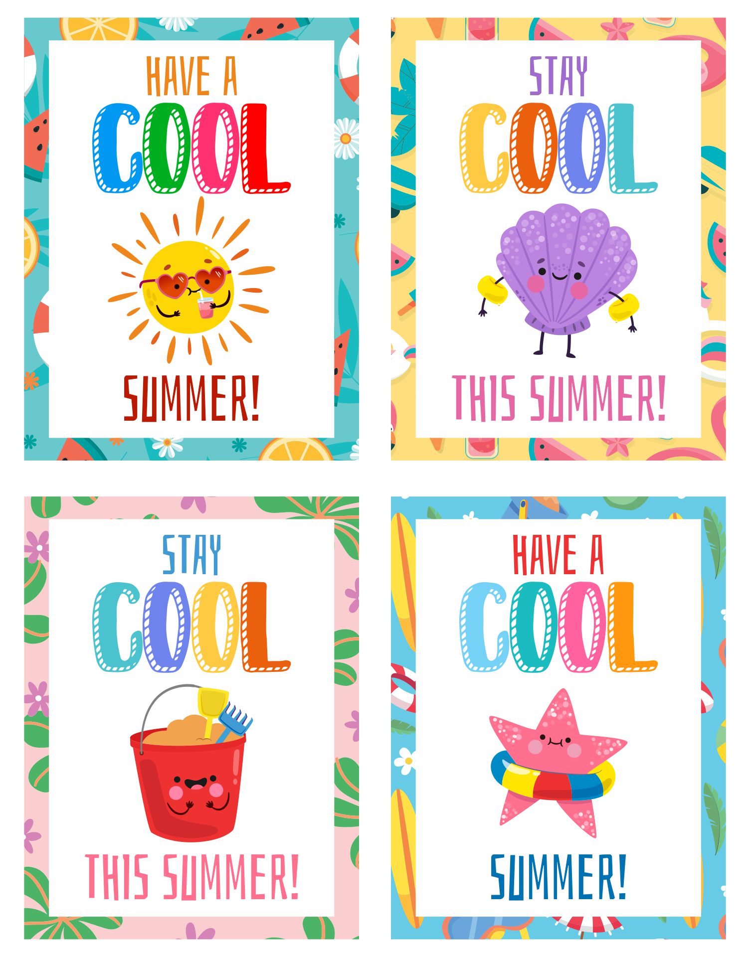 Stay Cool This Summer Printable