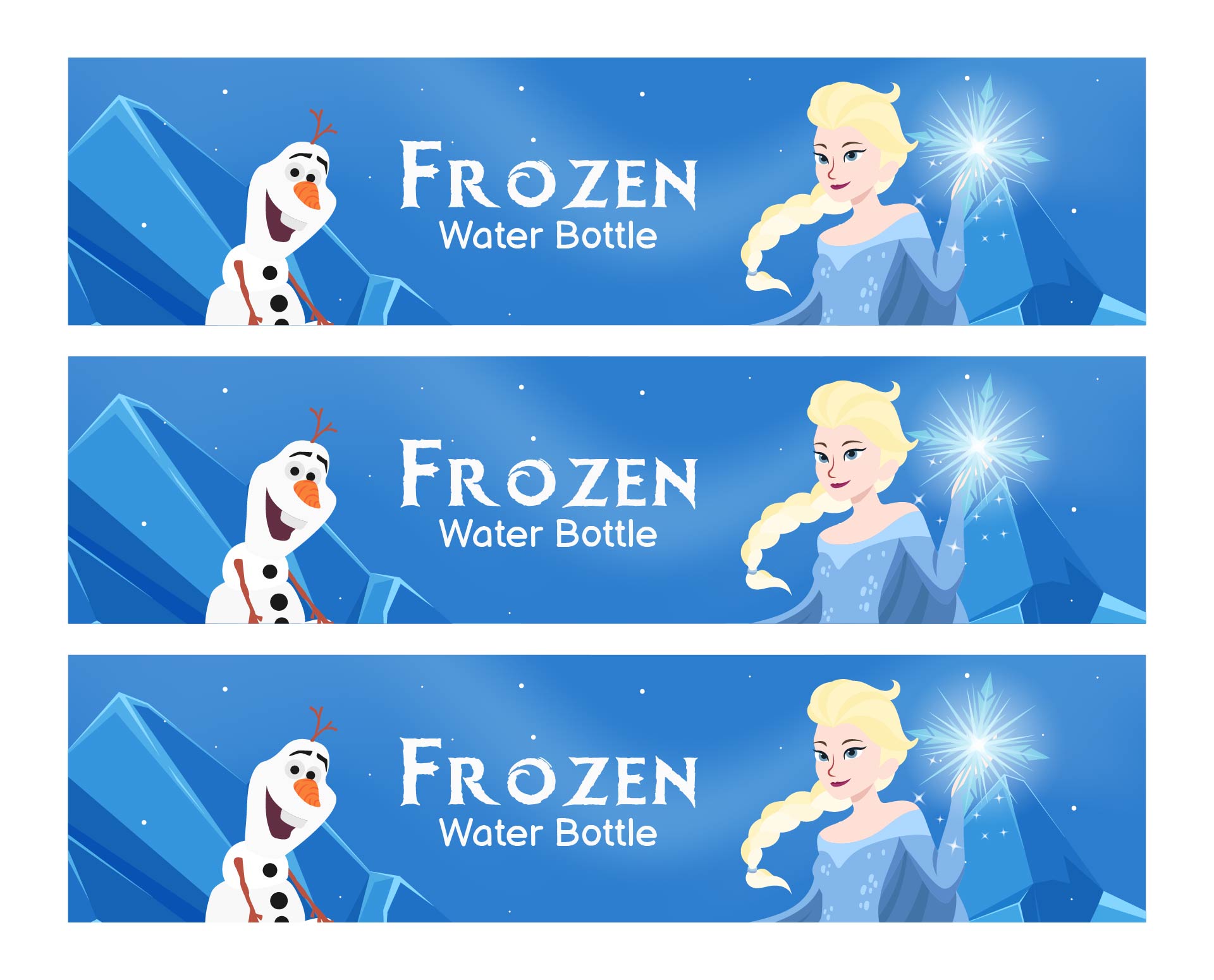 6 Sets Of Free Printable Water Bottle Labels 6 Sets Of Free Printable 