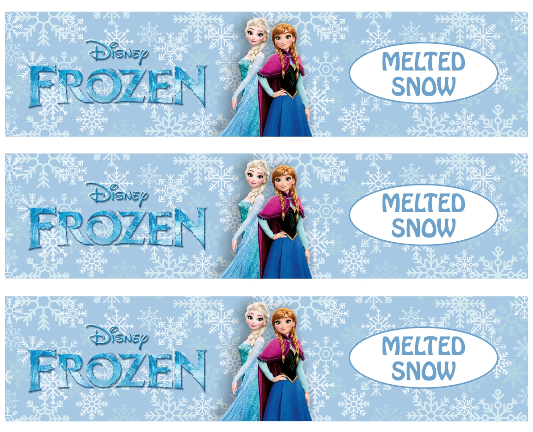 9 Best Frozen Printable Water Labels