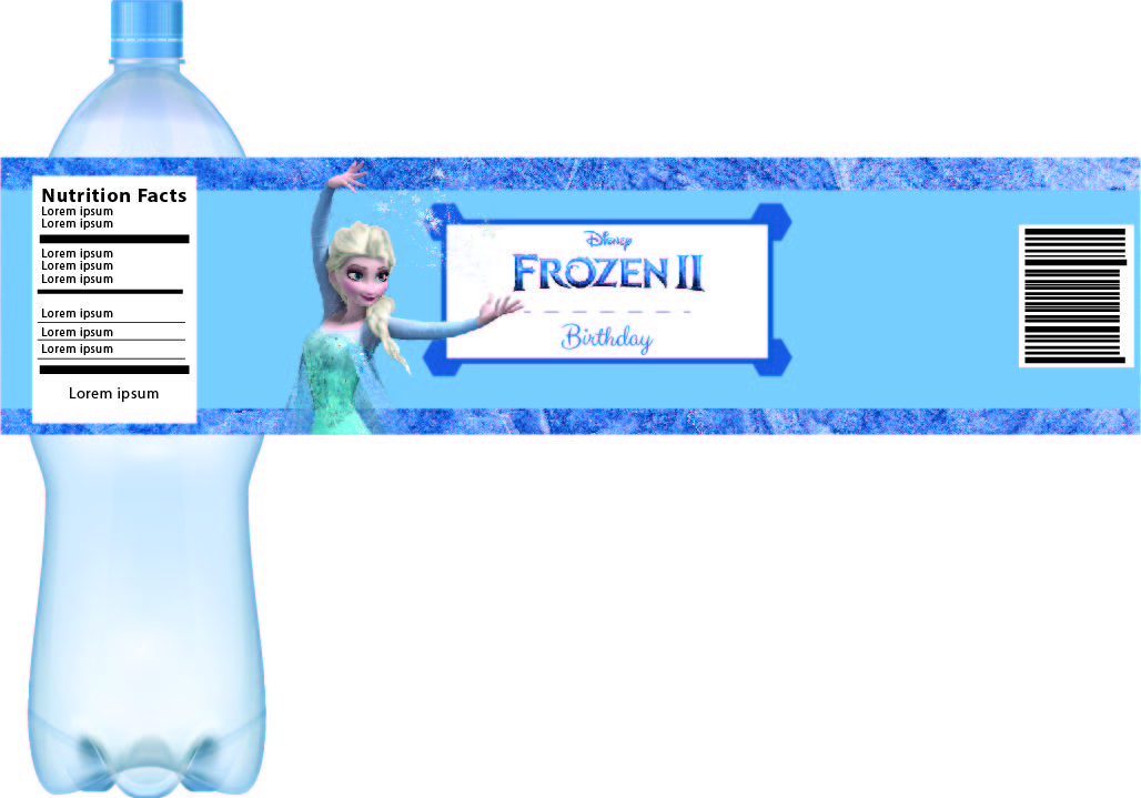 9 Best Frozen Printable Water Labels Printablee Com