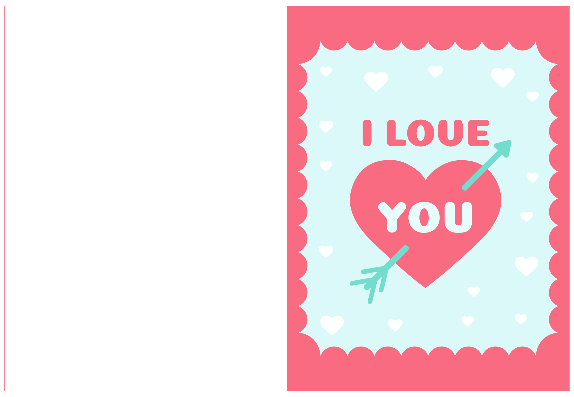 I Love You Printable Cards for Him