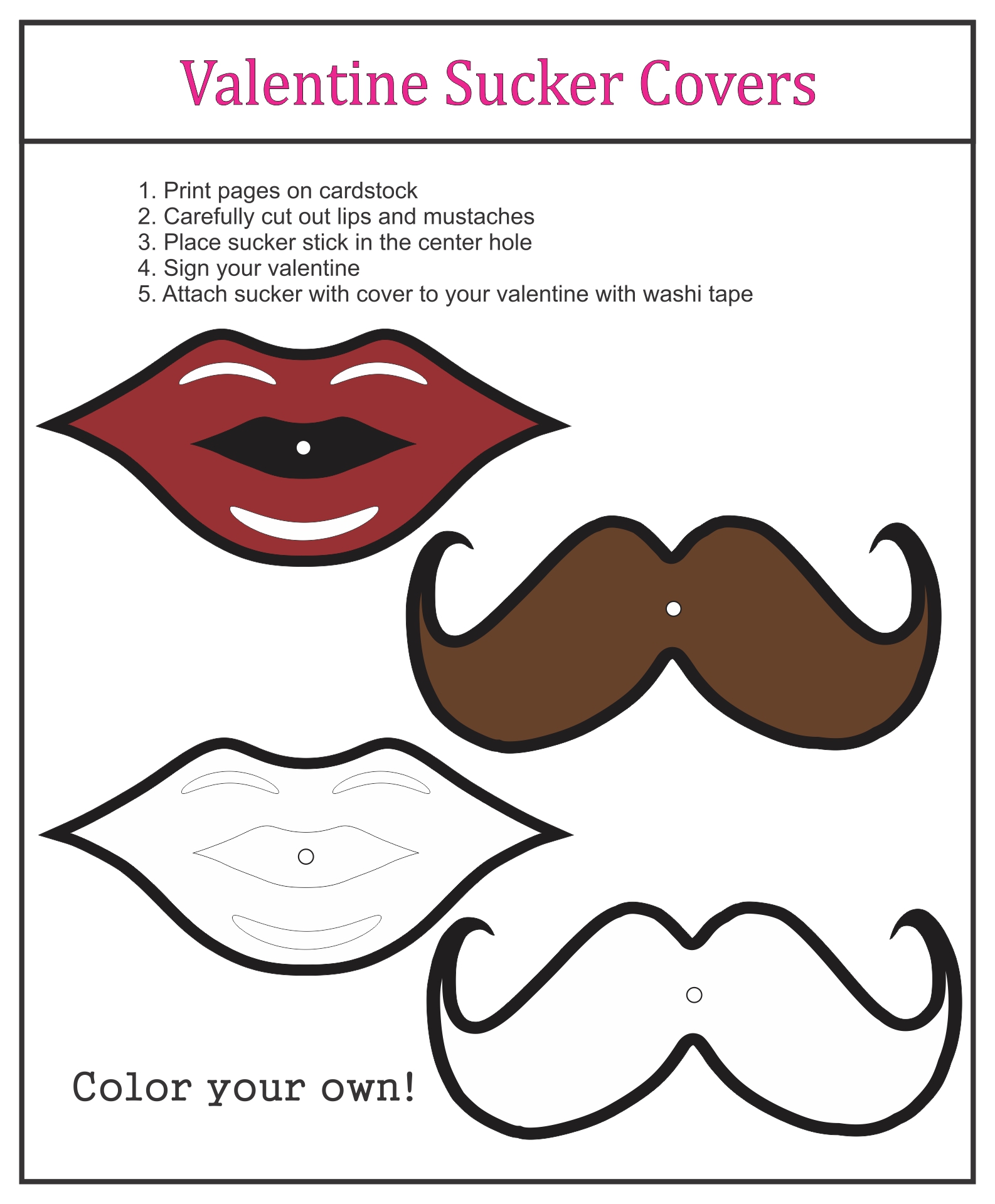 Valentine Lips Cards 10 Free PDF Printables Printablee valentine-lips-cards-10-free-pdf-printables-printablee