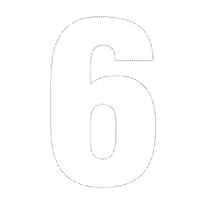 Number Cut Out Templates