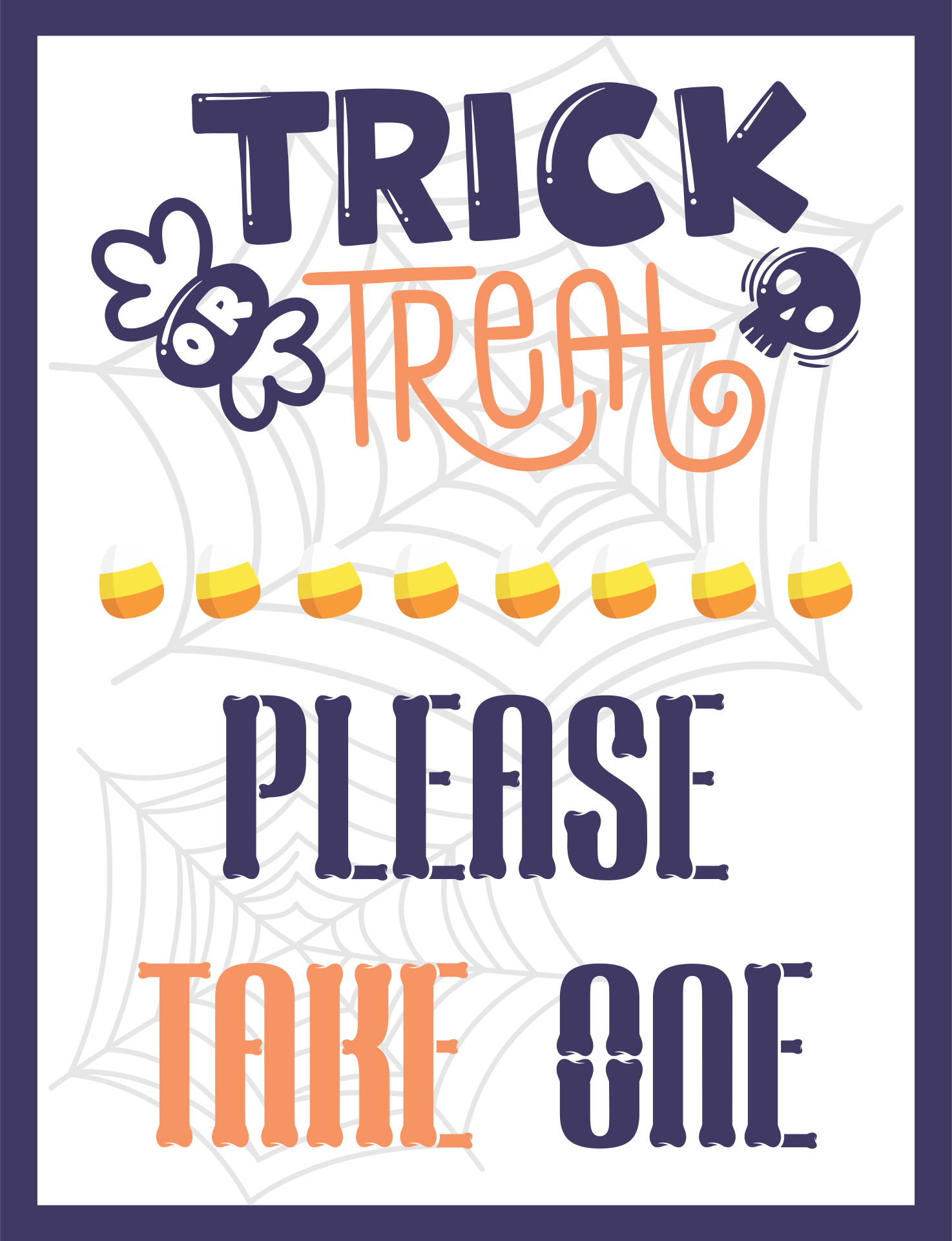 15 Best Take One Printable Halloween Signs