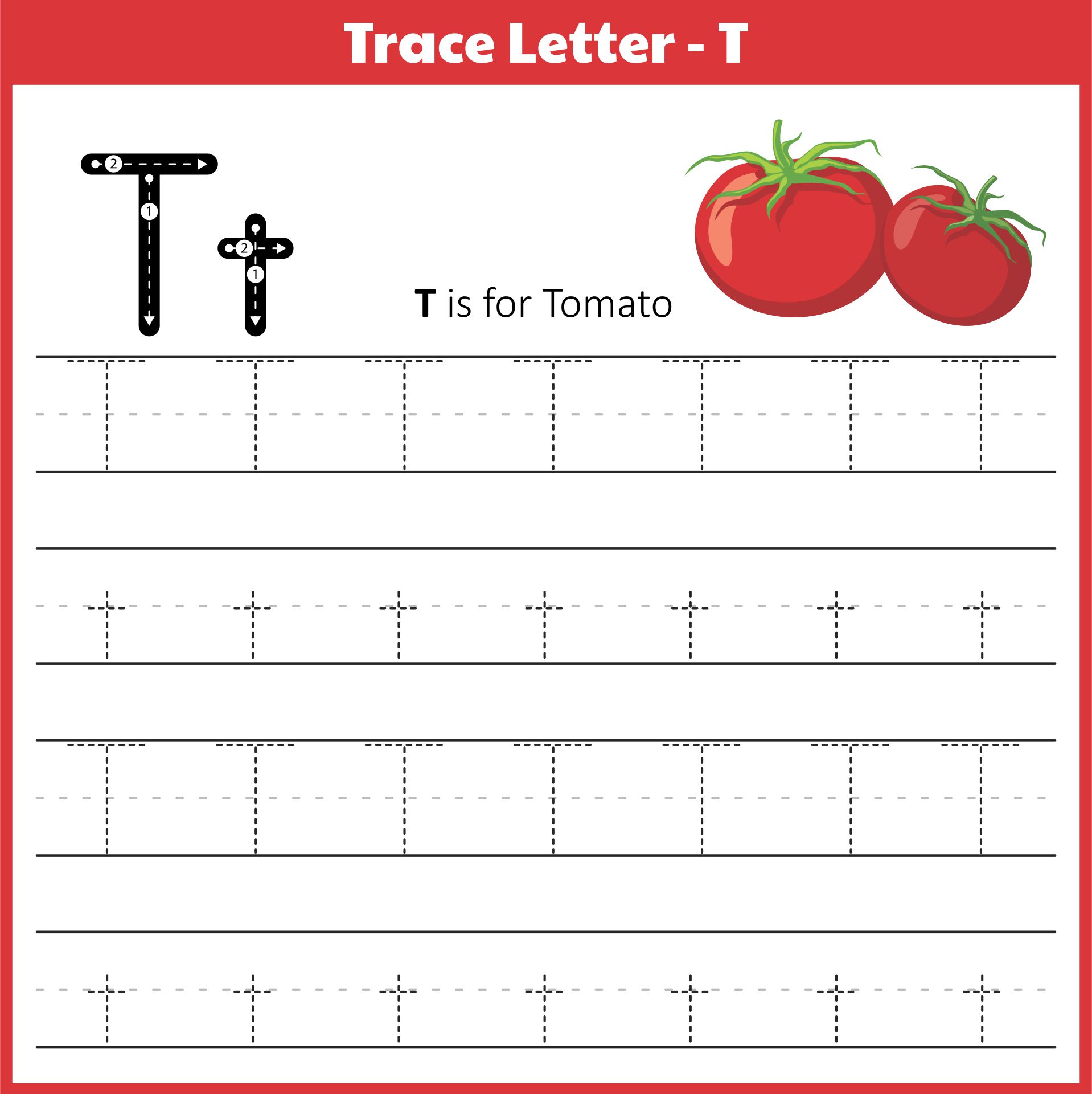 Letter T Printables