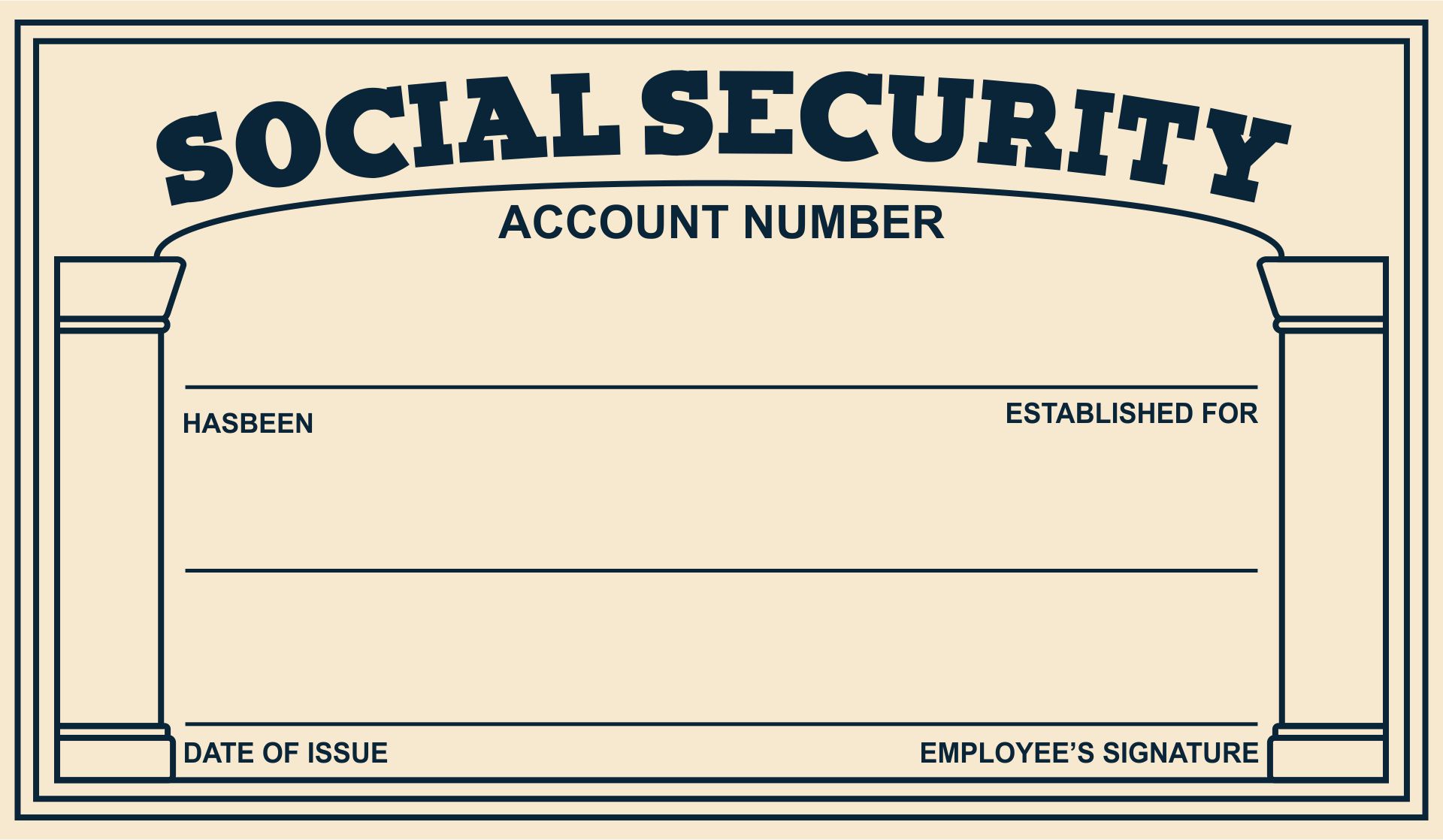 Social Security Cards Printable