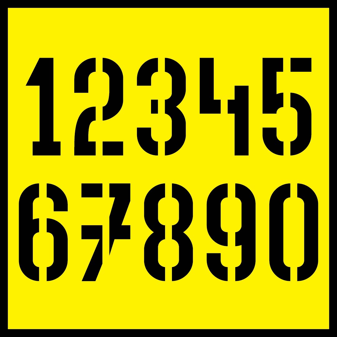 2 Inch Printable Numbers