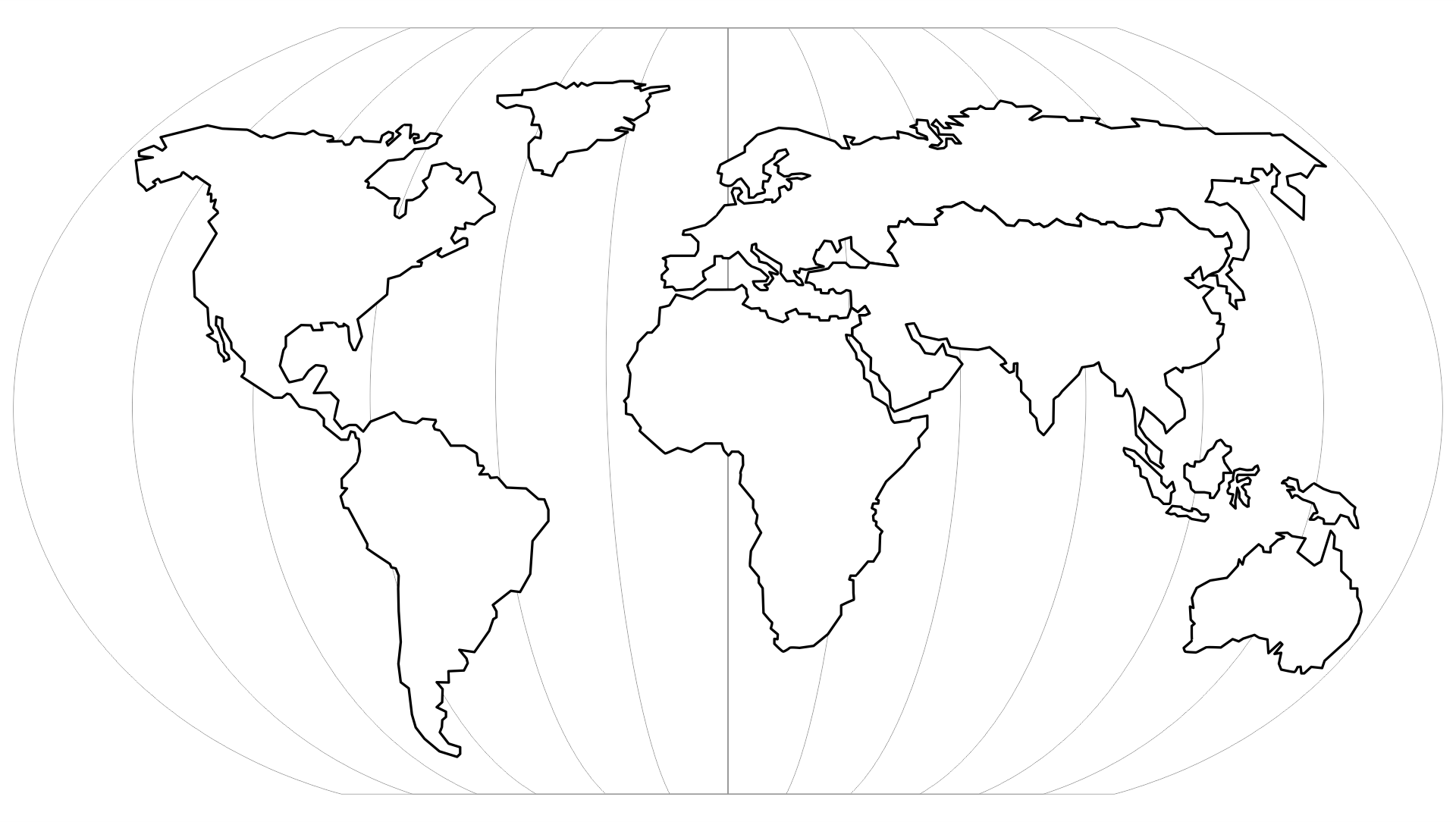 Free World Map Template Printable