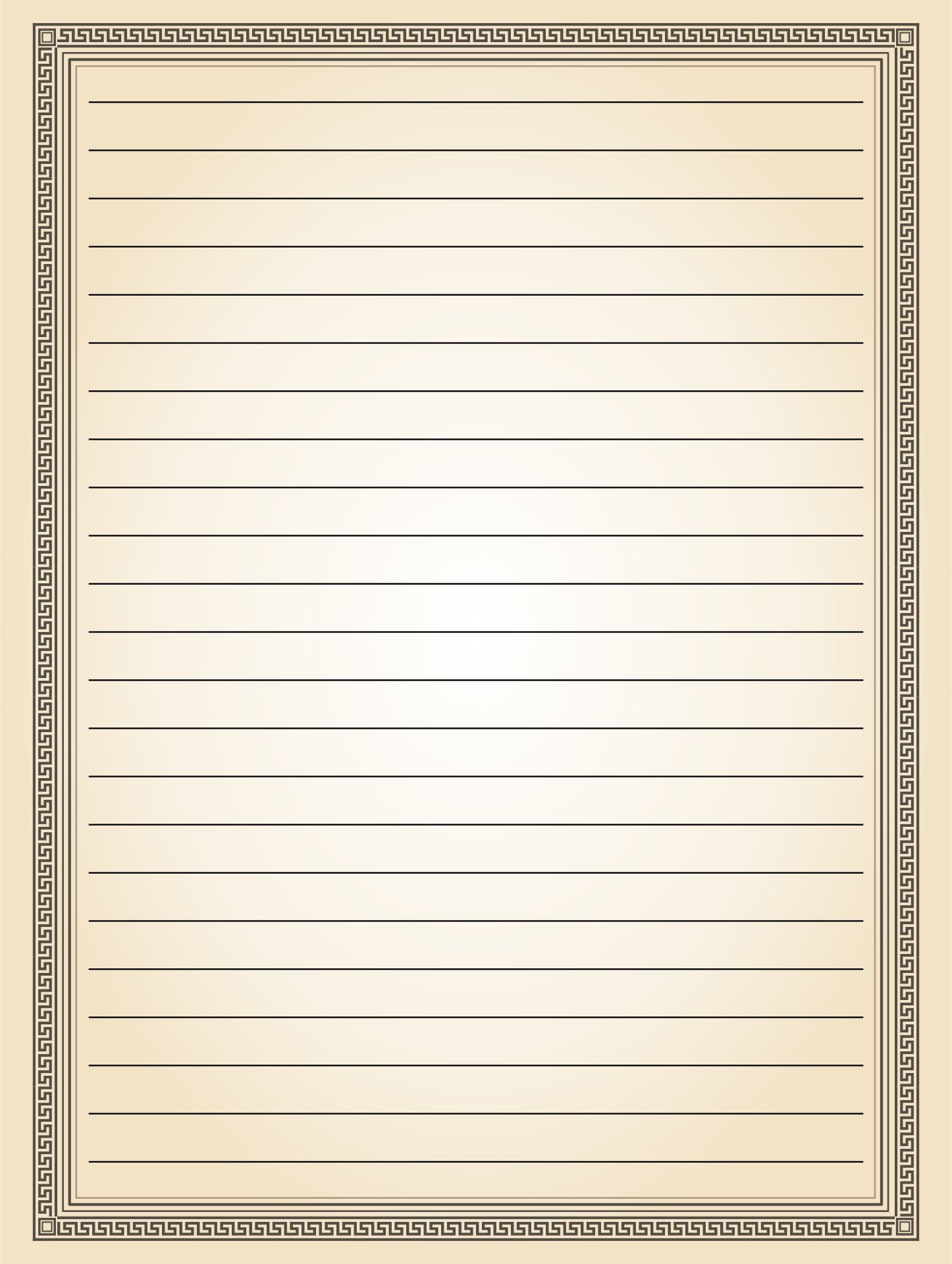 Lined Handwriting Paper Printable