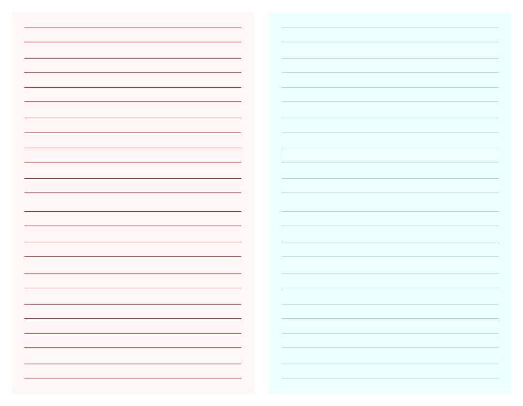 10 Best Printable Blank Note Sheets PDF for Free at Printablee