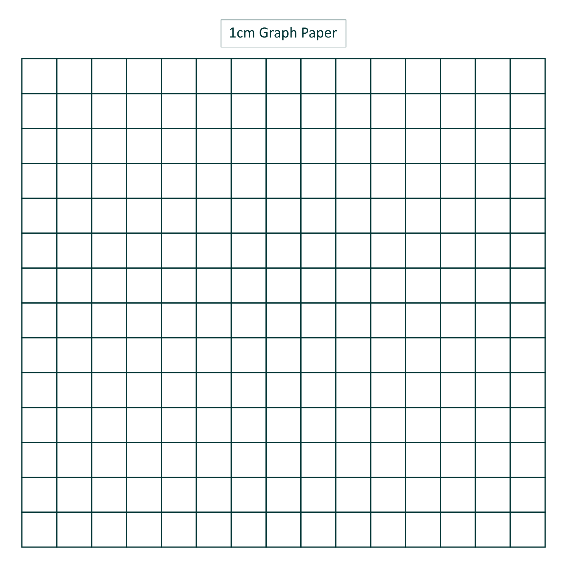 1 Inch Graph Paper - Free Printable Paper by Madison