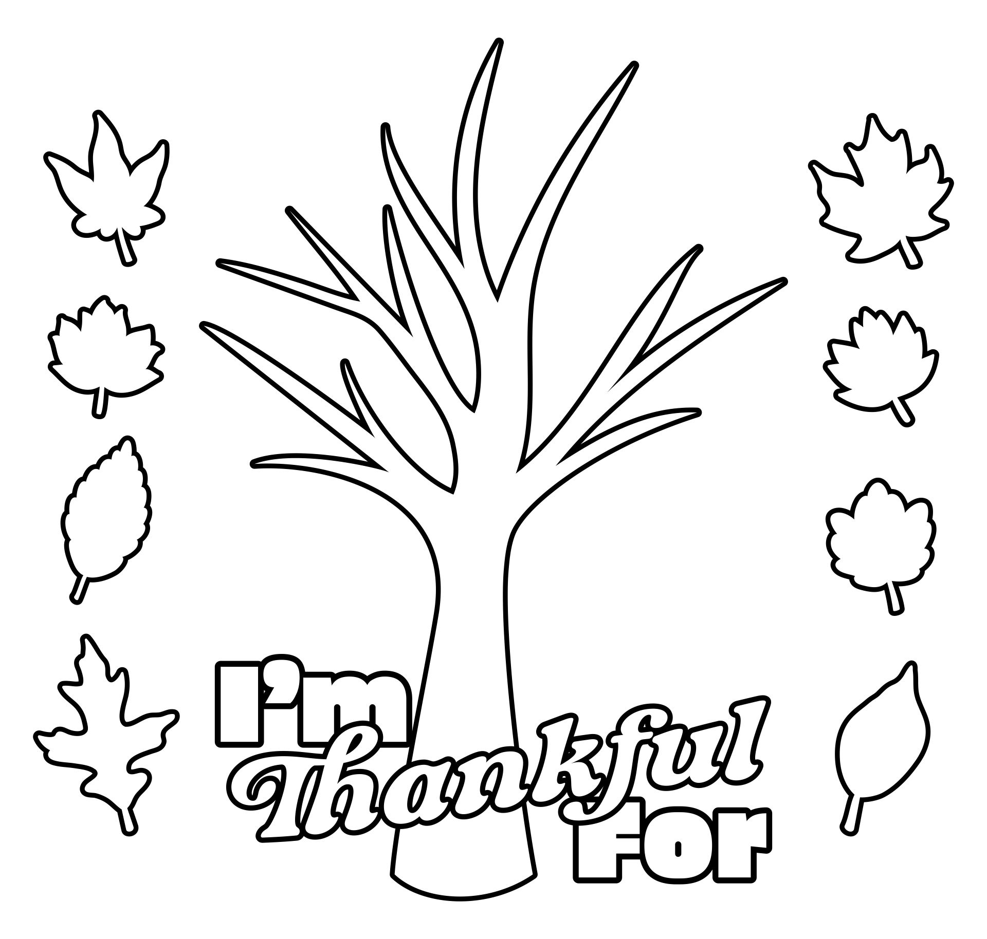 Thanksgiving Thankful Tree Craft