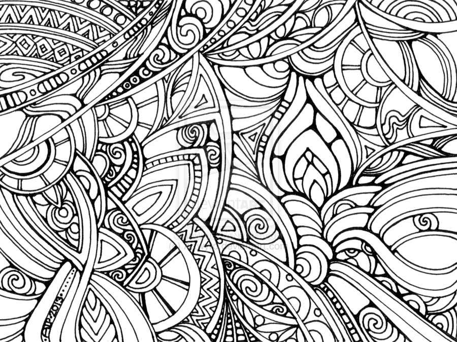 Trippy Psychedelic Art Coloring Pages