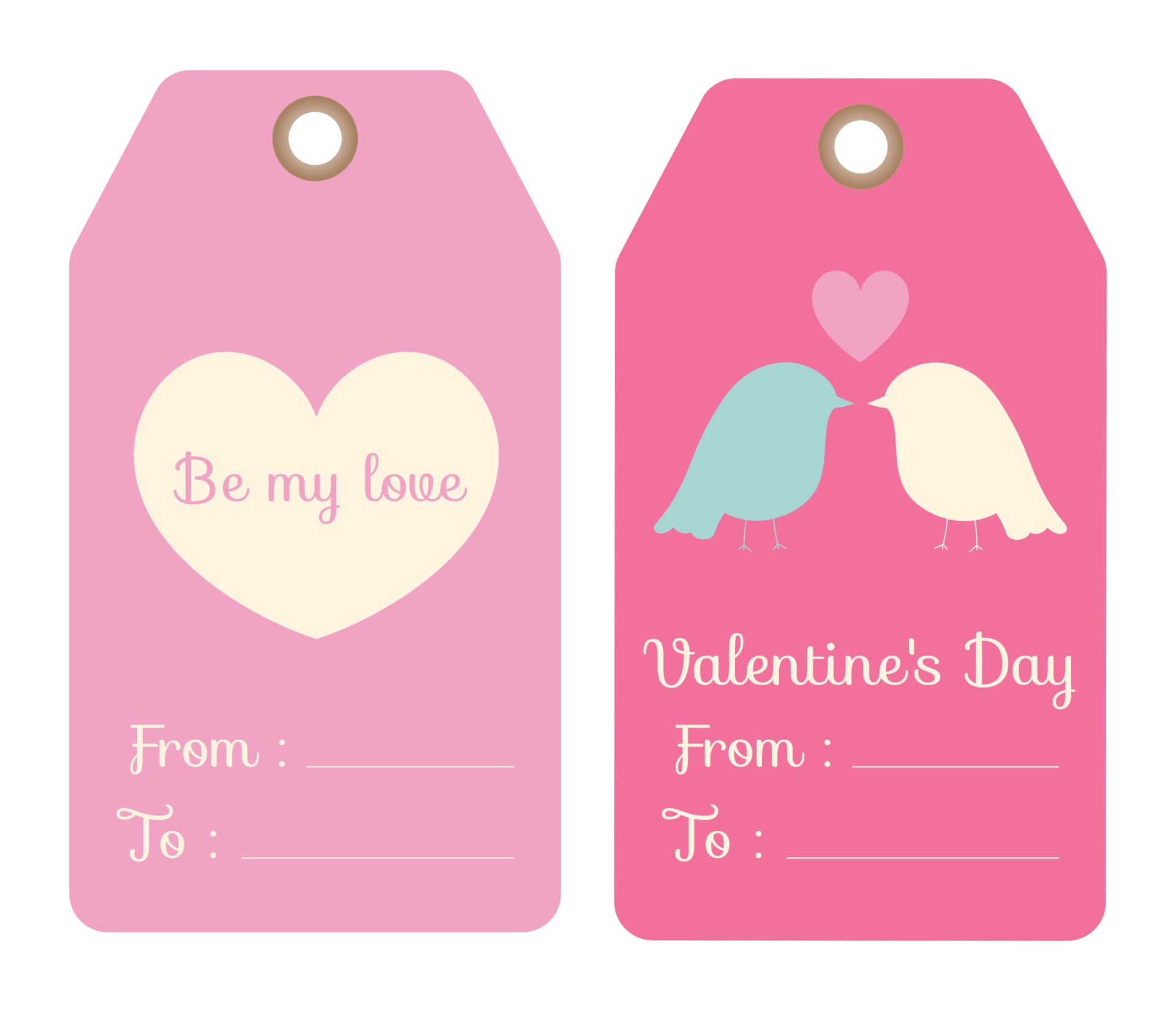 Valentines Day Printable Gift Tags